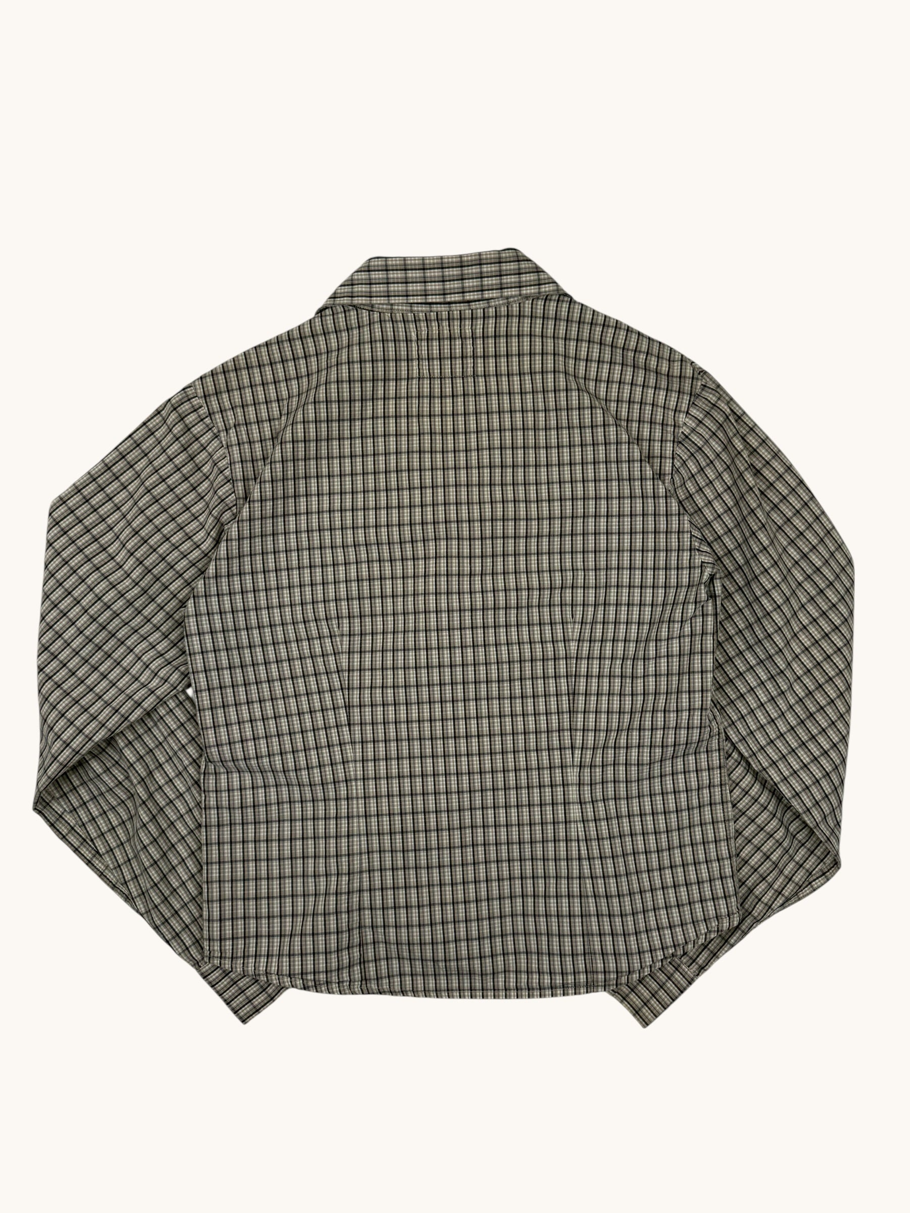 90s Canyon River Blues Green Plaid Button Up Shirt - M