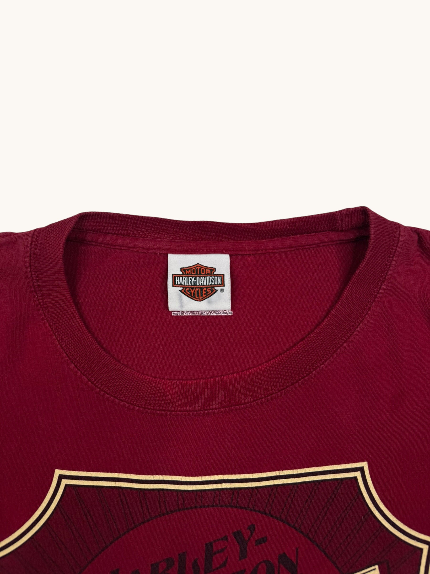 90s Hanes Beefy Genuine Harley Tee - XL