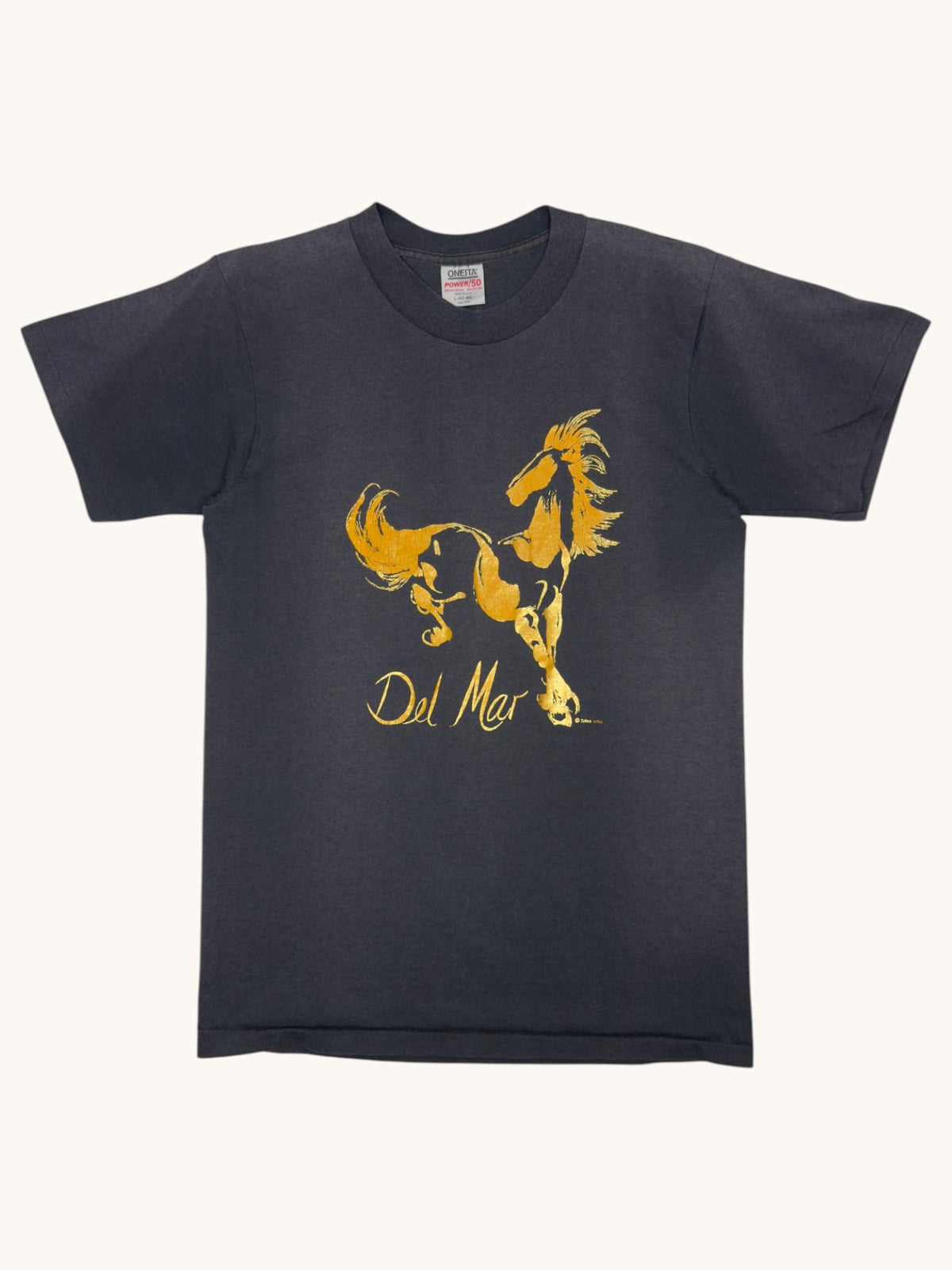 90s Oneita Diane Hall Del Mar Tee - L