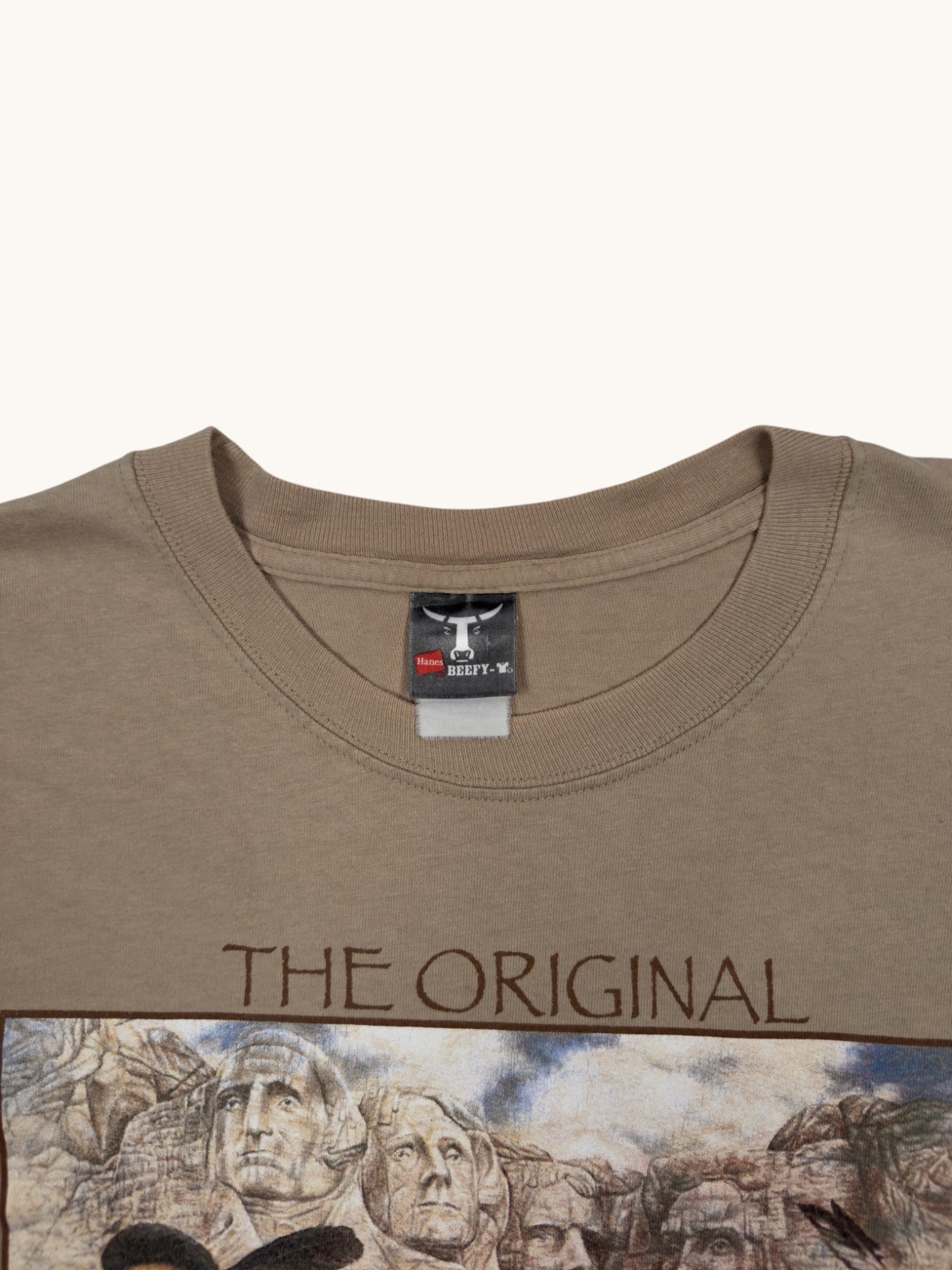 00s Hanes Beefy T Original Founding Fathers Tee