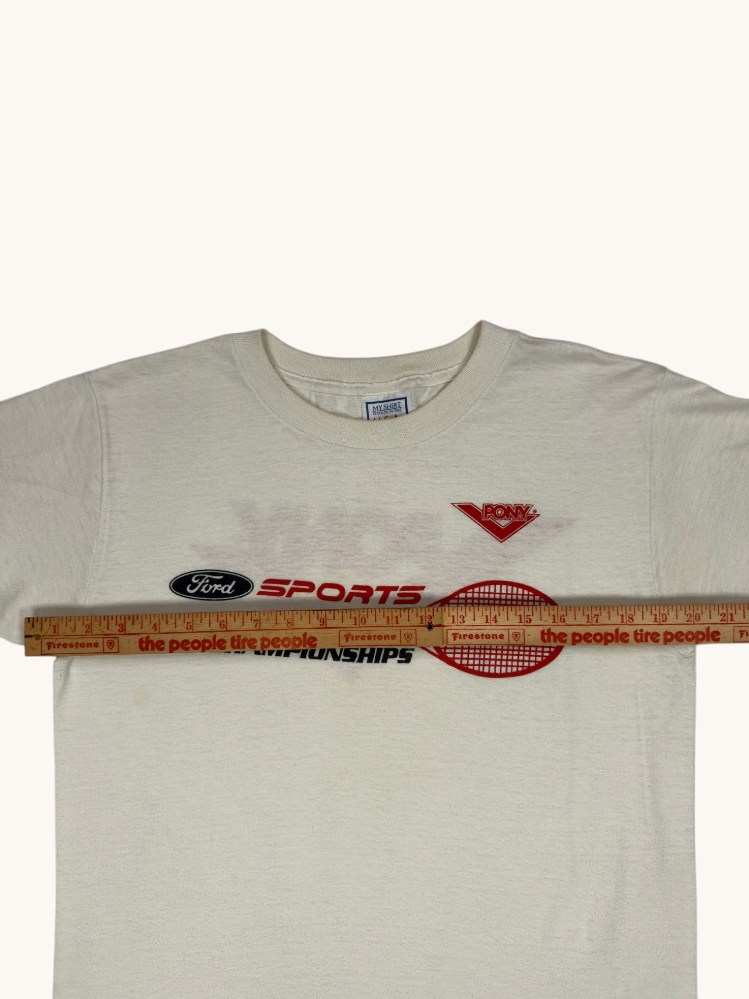 80s My Shirt Ford Sports Tennis Championships Tee - L