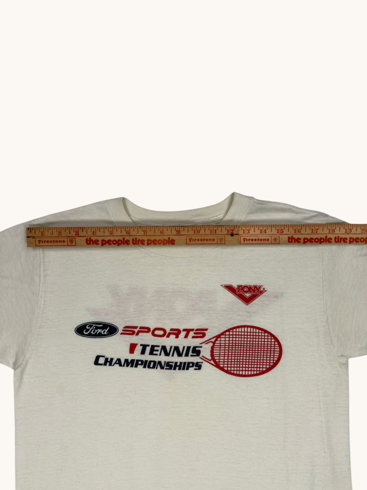 80s My Shirt Ford Sports Tennis Championships Tee - L