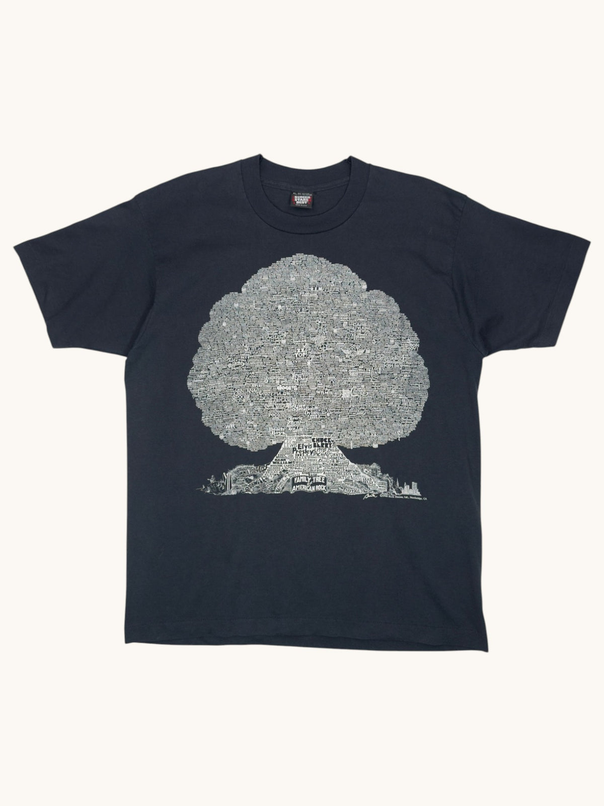 90s Screen Stars Family Tree of American Rock Tee - XL