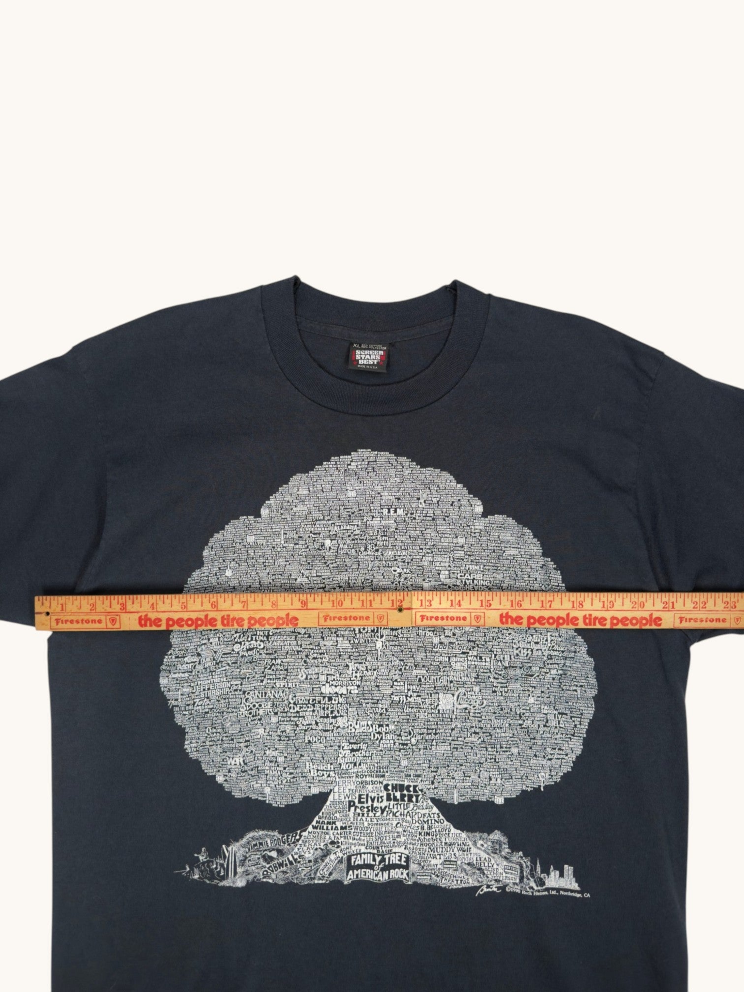 90s Screen Stars Family Tree of American Rock Tee - XL