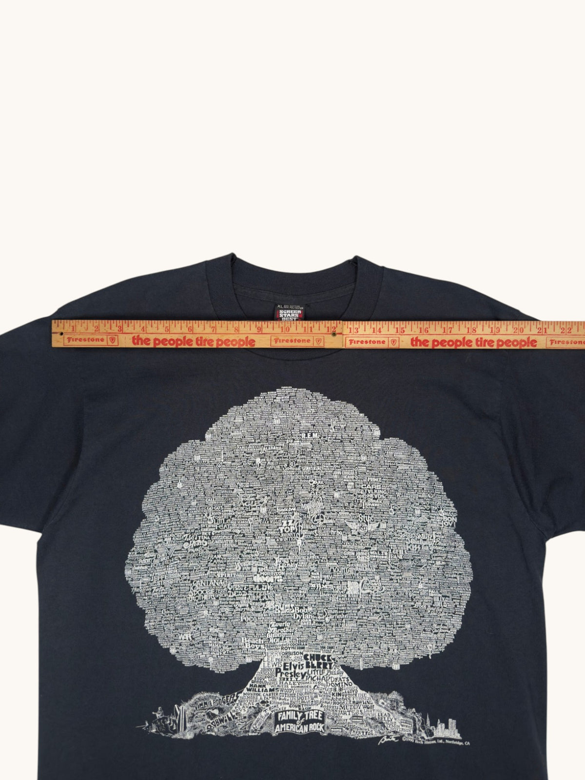 90s Screen Stars Family Tree of American Rock Tee - XL