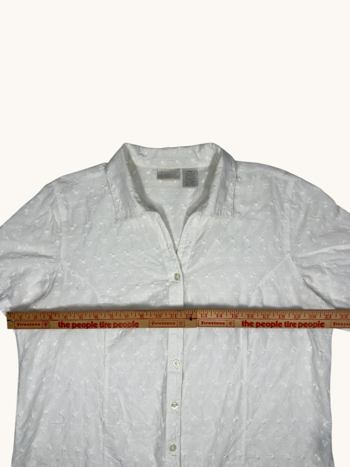 90s Erika Button Up Top - XL
