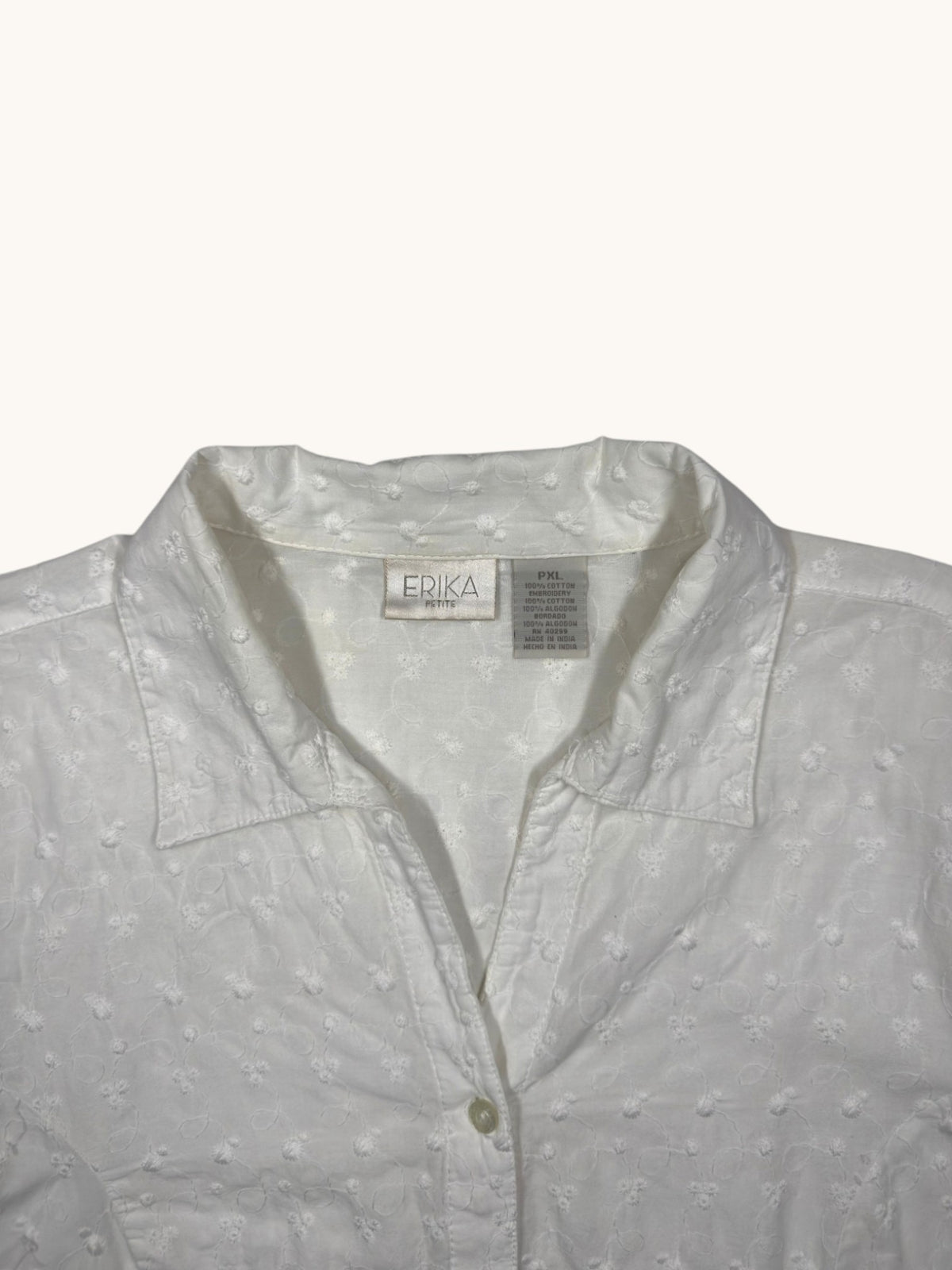 90s Erika Button Up Top - XL