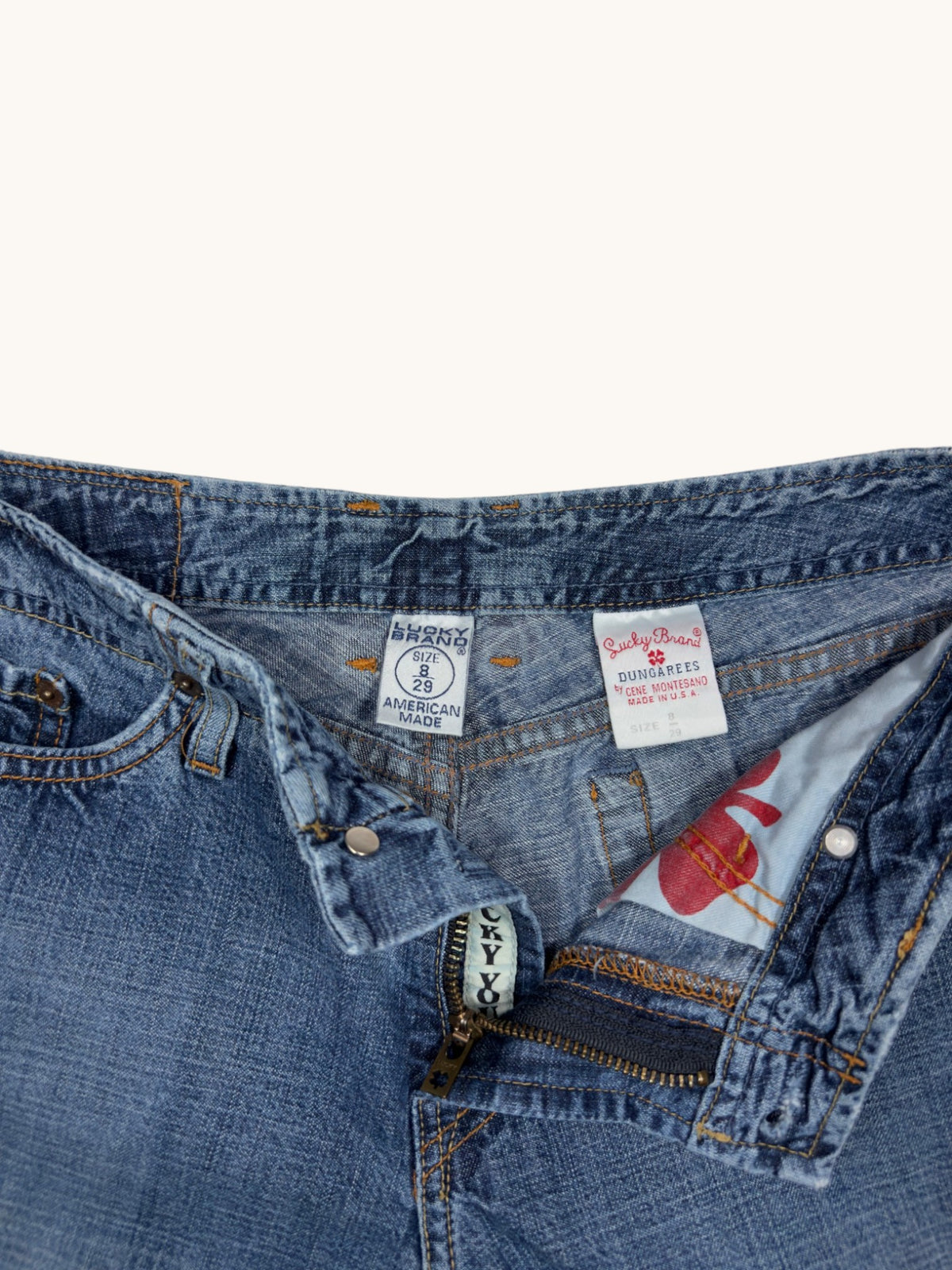 00s Lucky Brand Dungareees - 8