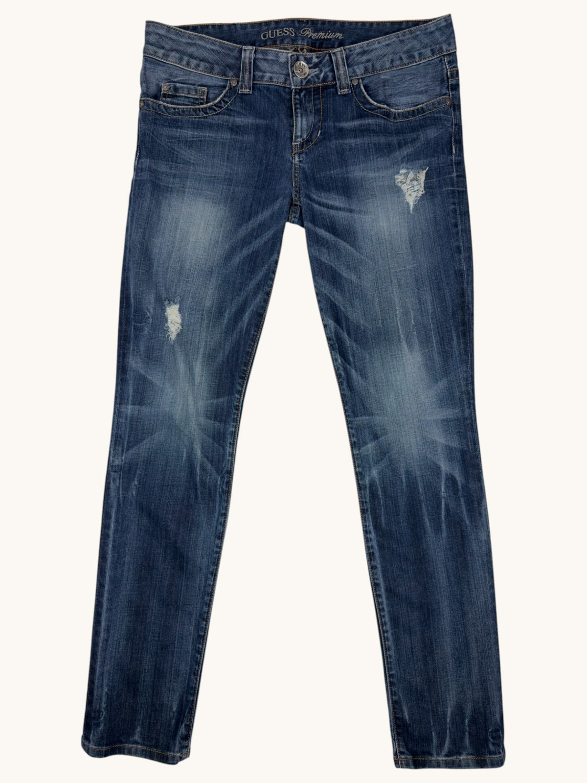 00s Guess Premium Daredevil Skinny Jeans - 31