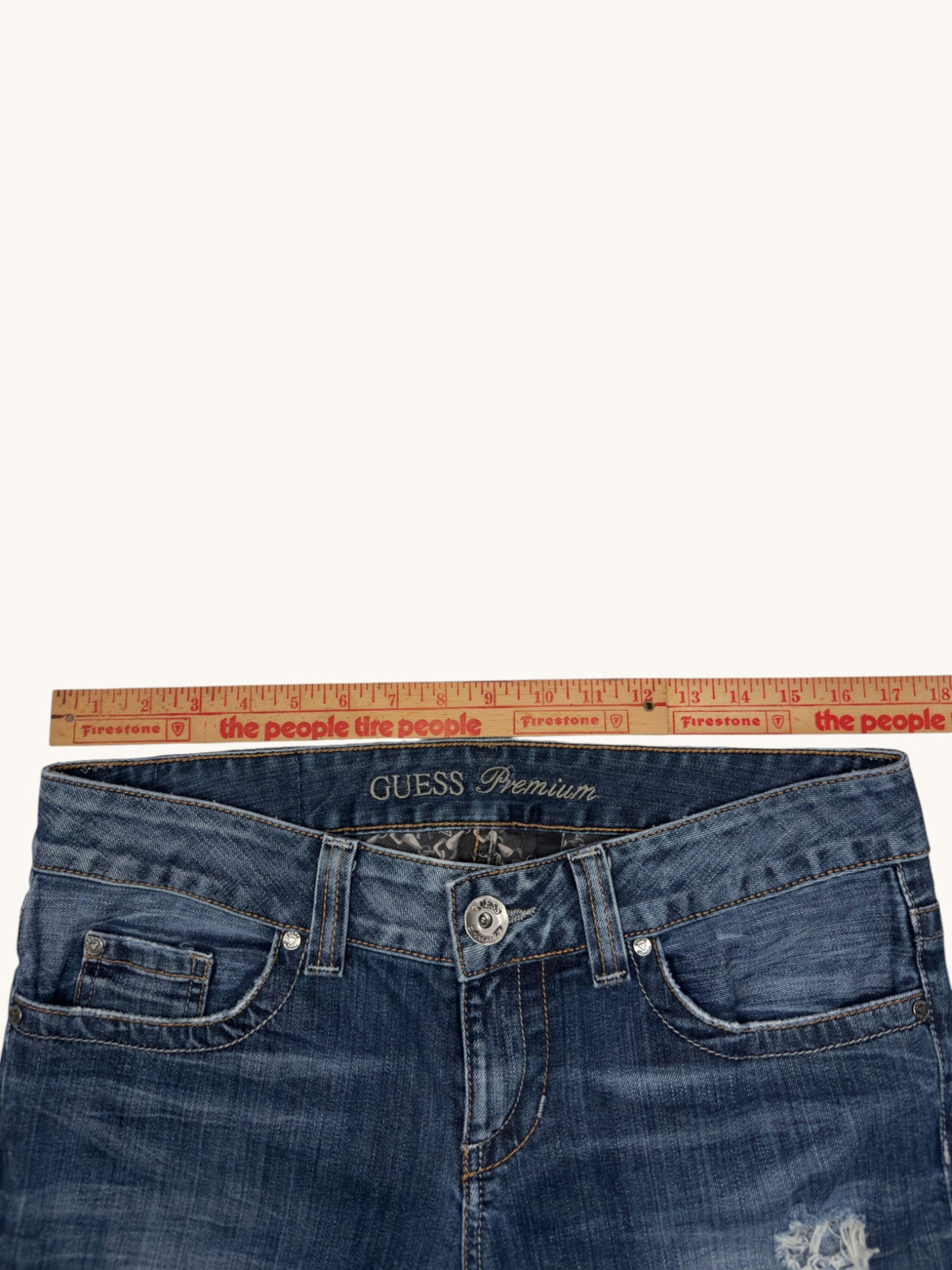 00s Guess Premium Daredevil Skinny Jeans - 31