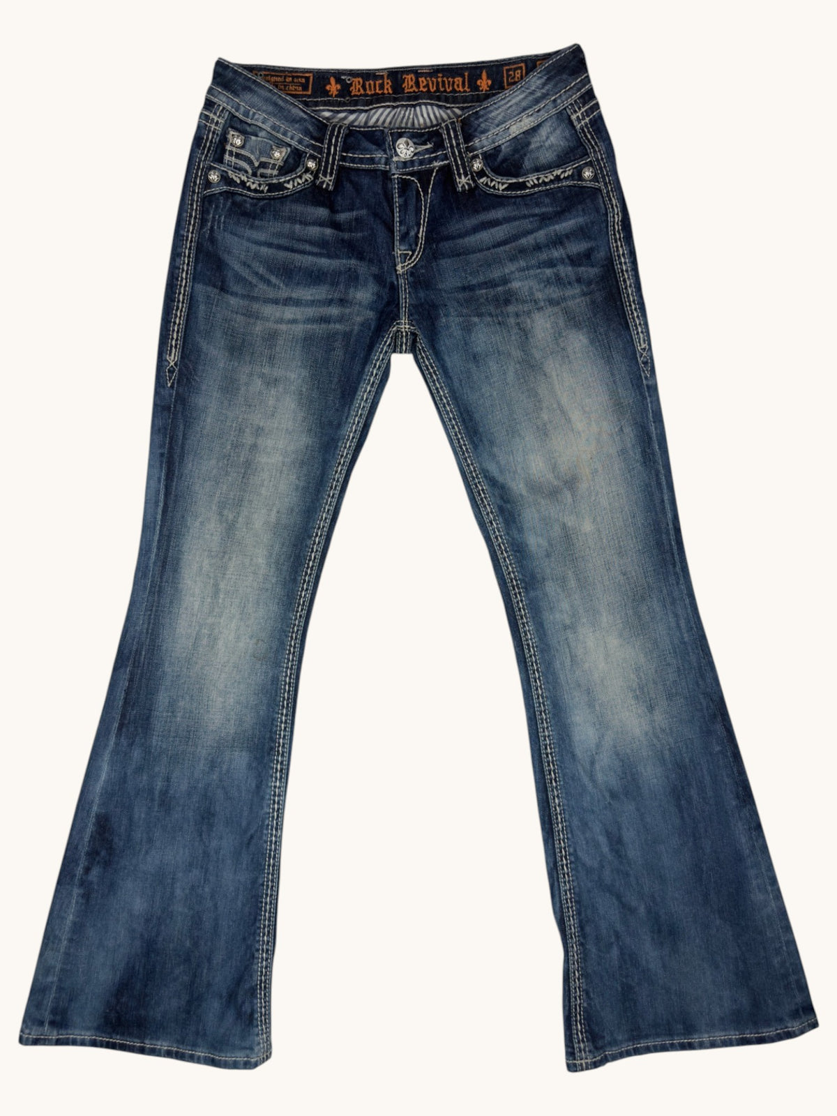 00s Rock Revival Abbie Flare Jeans - 28