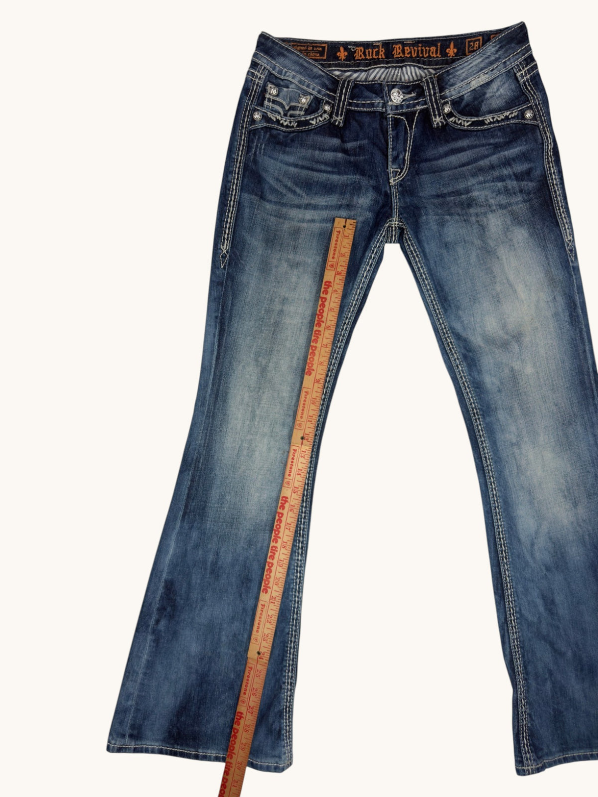 00s Rock Revival Abbie Flare Jeans - 28