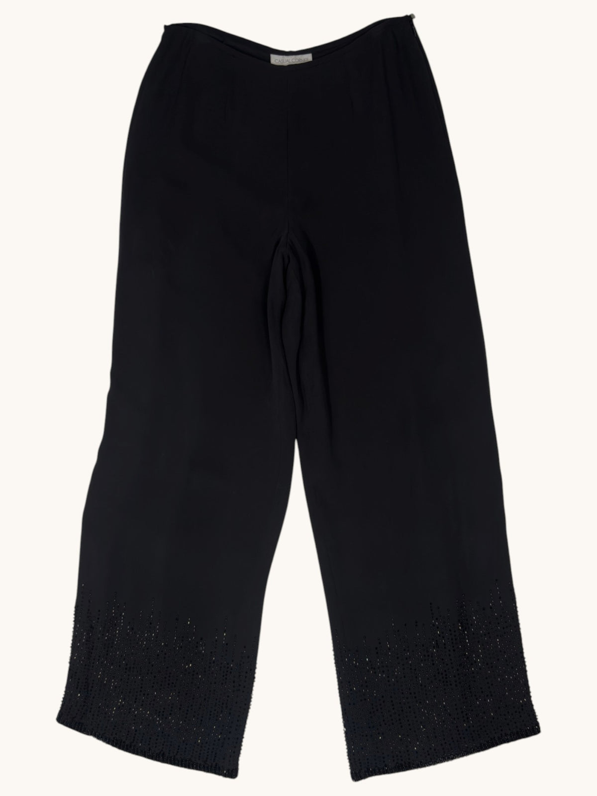 80s Casual Corner Silk Pants - 12
