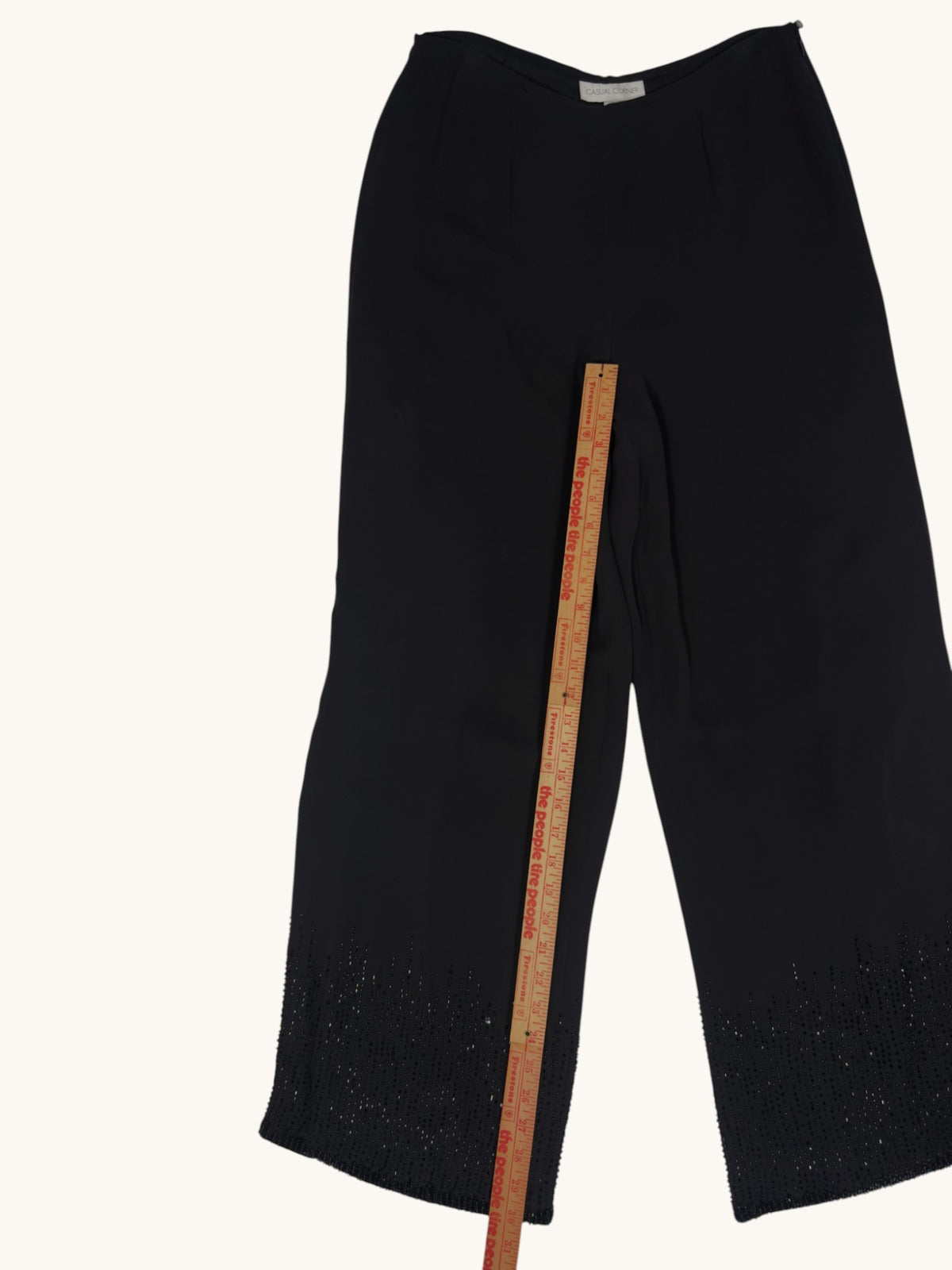 80s Casual Corner Silk Pants - 12