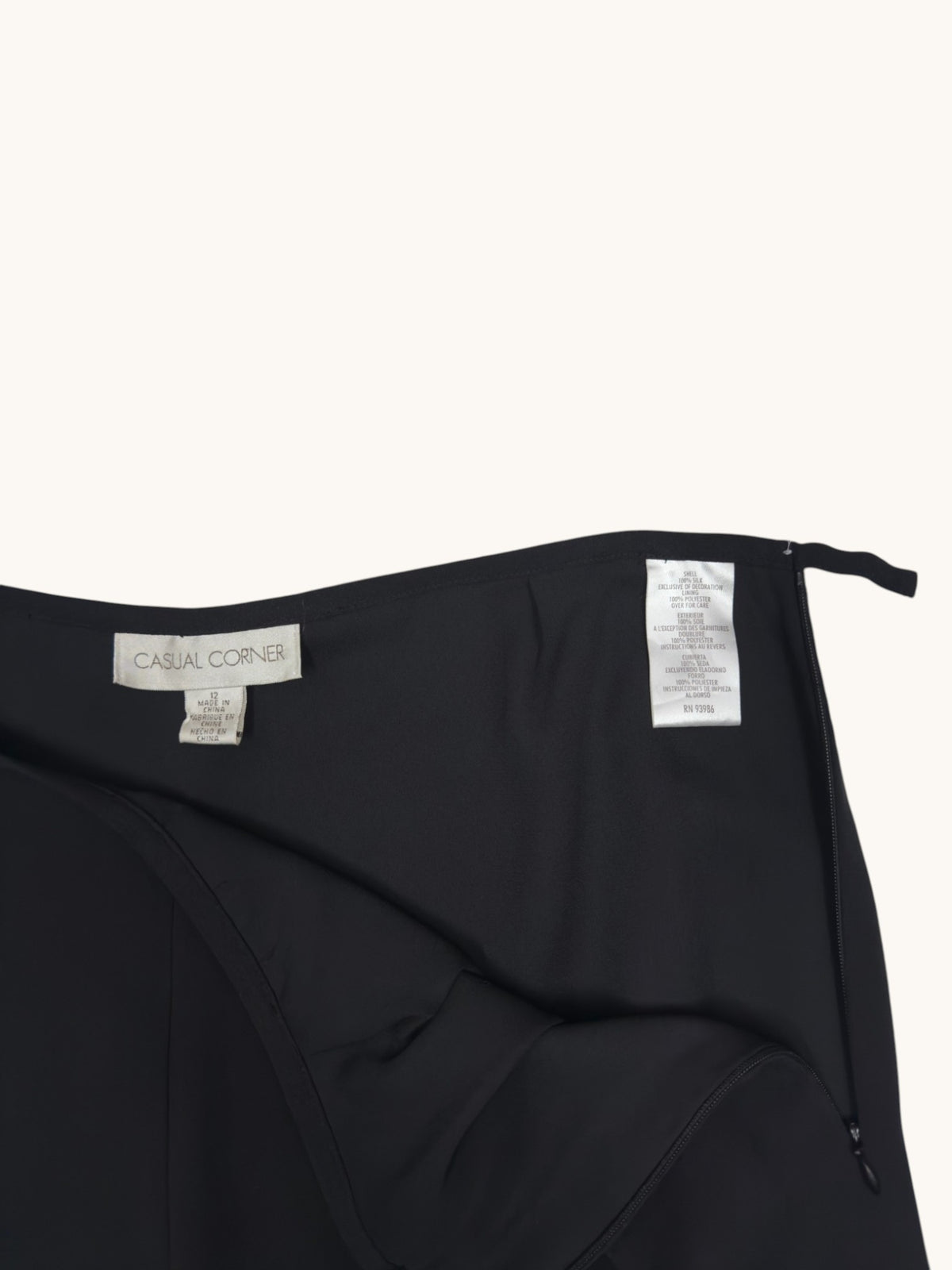 80s Casual Corner Silk Pants - 12