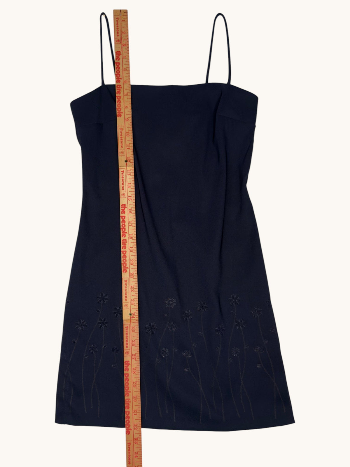 90s Rampage Navy Dress - 5