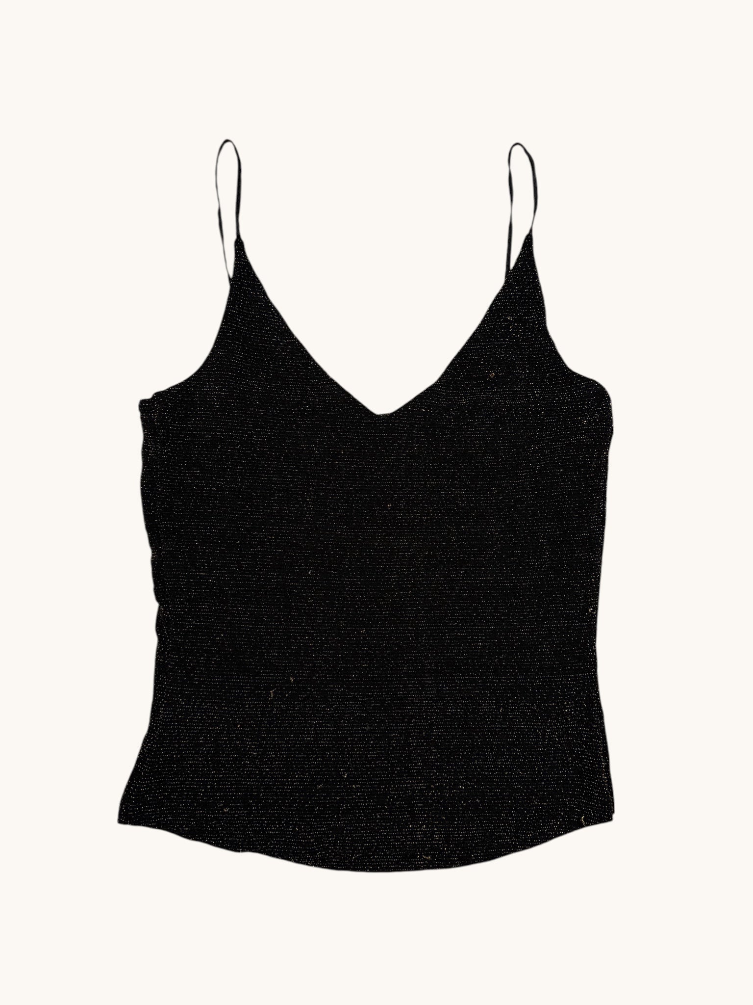 90s Savann night Black Tank Top - S