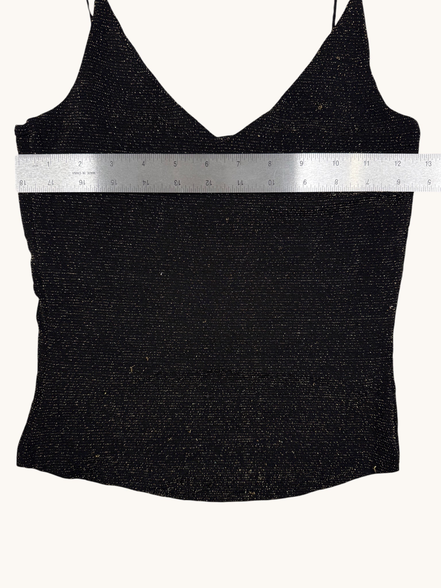 90s Savann night Black Tank Top - S