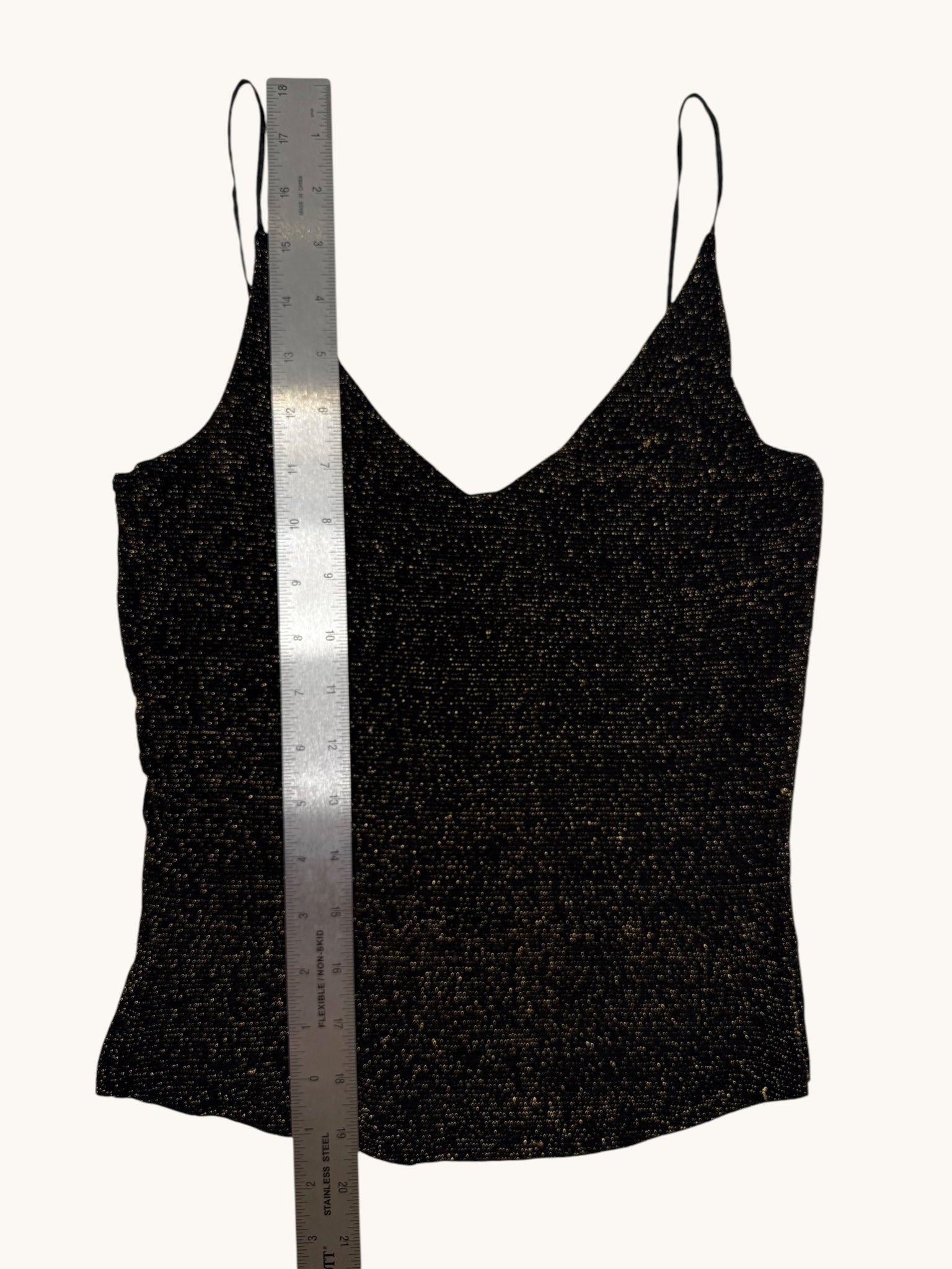 90s Savann night Black Tank Top - S