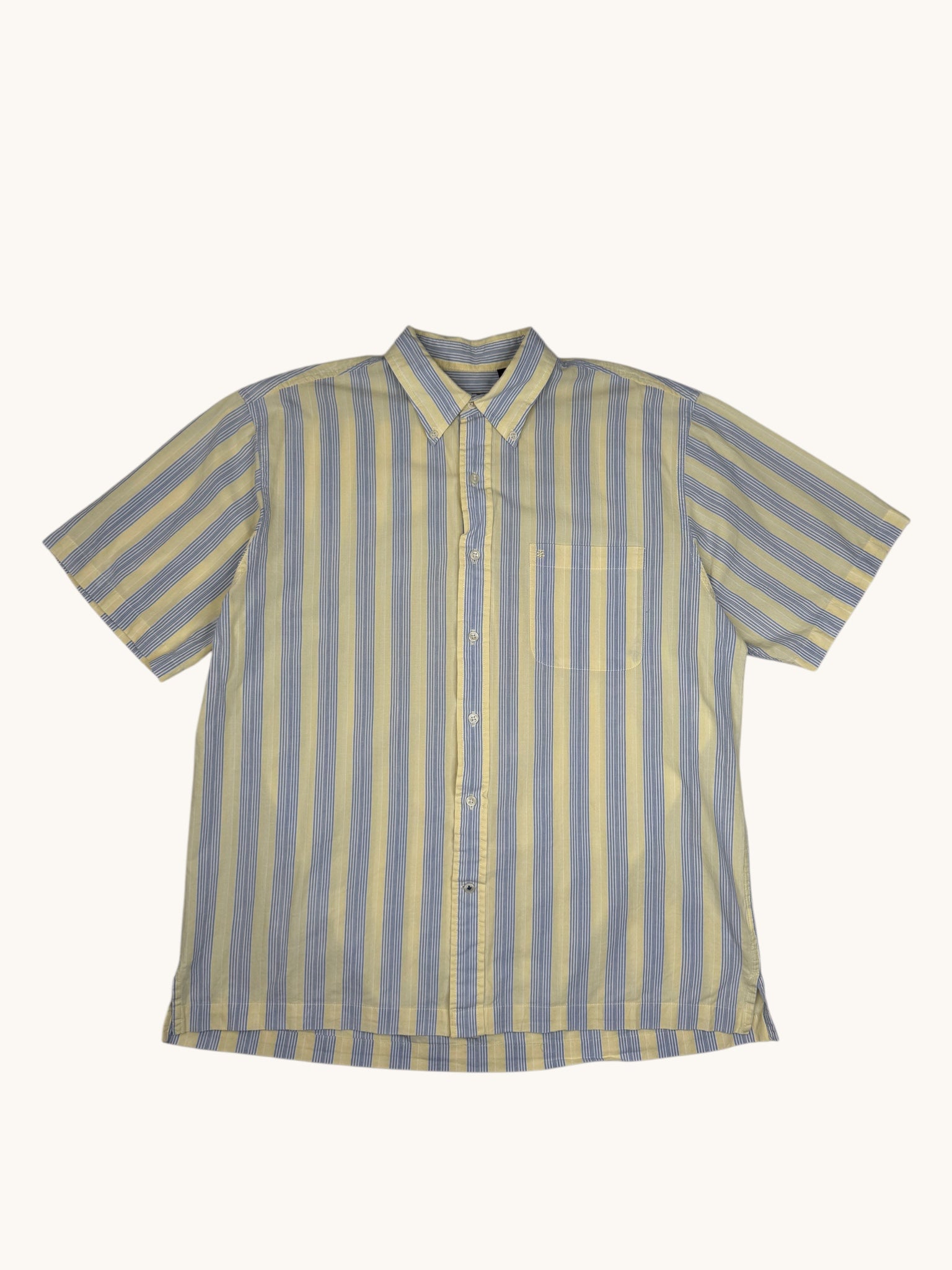 90s IZOD Striped Button Up Shirt - L