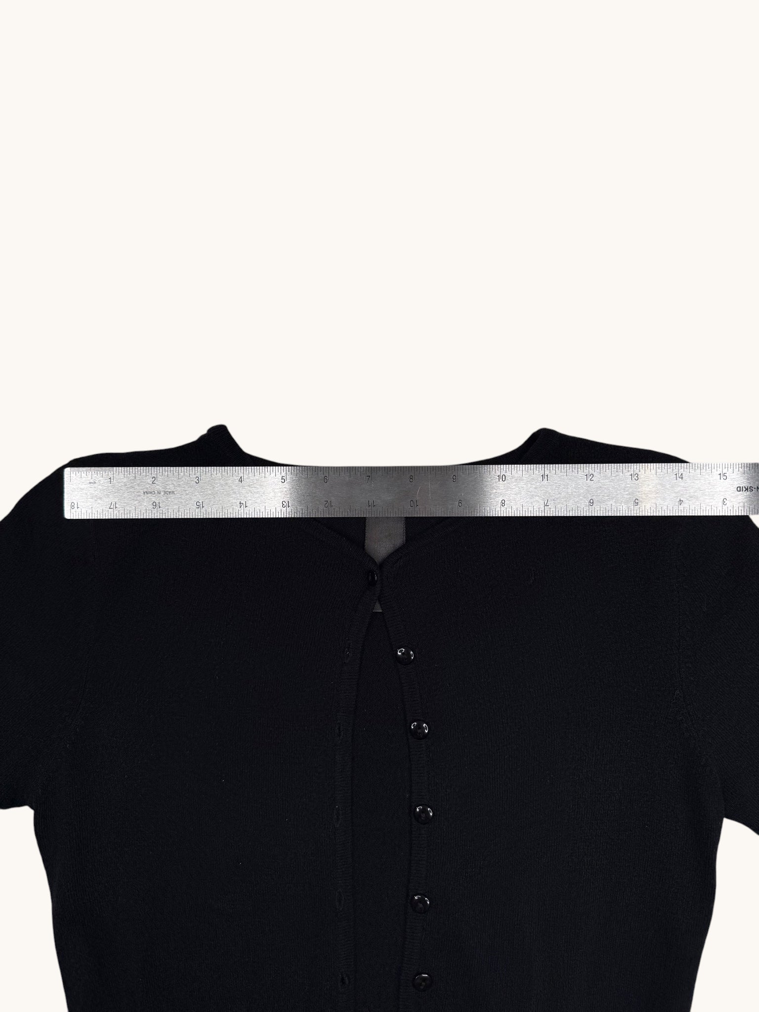 90s Bisou Bisou Black Cardigan Sweater