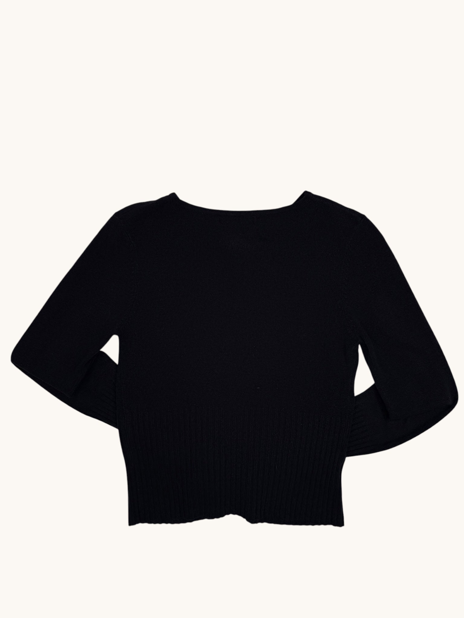 90s Bisou Bisou Black Cardigan Sweater