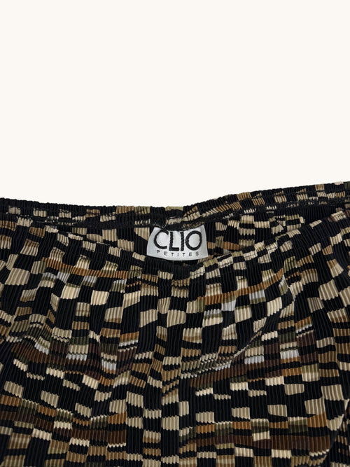 90s CLIO Multicolor Patterned Skirt