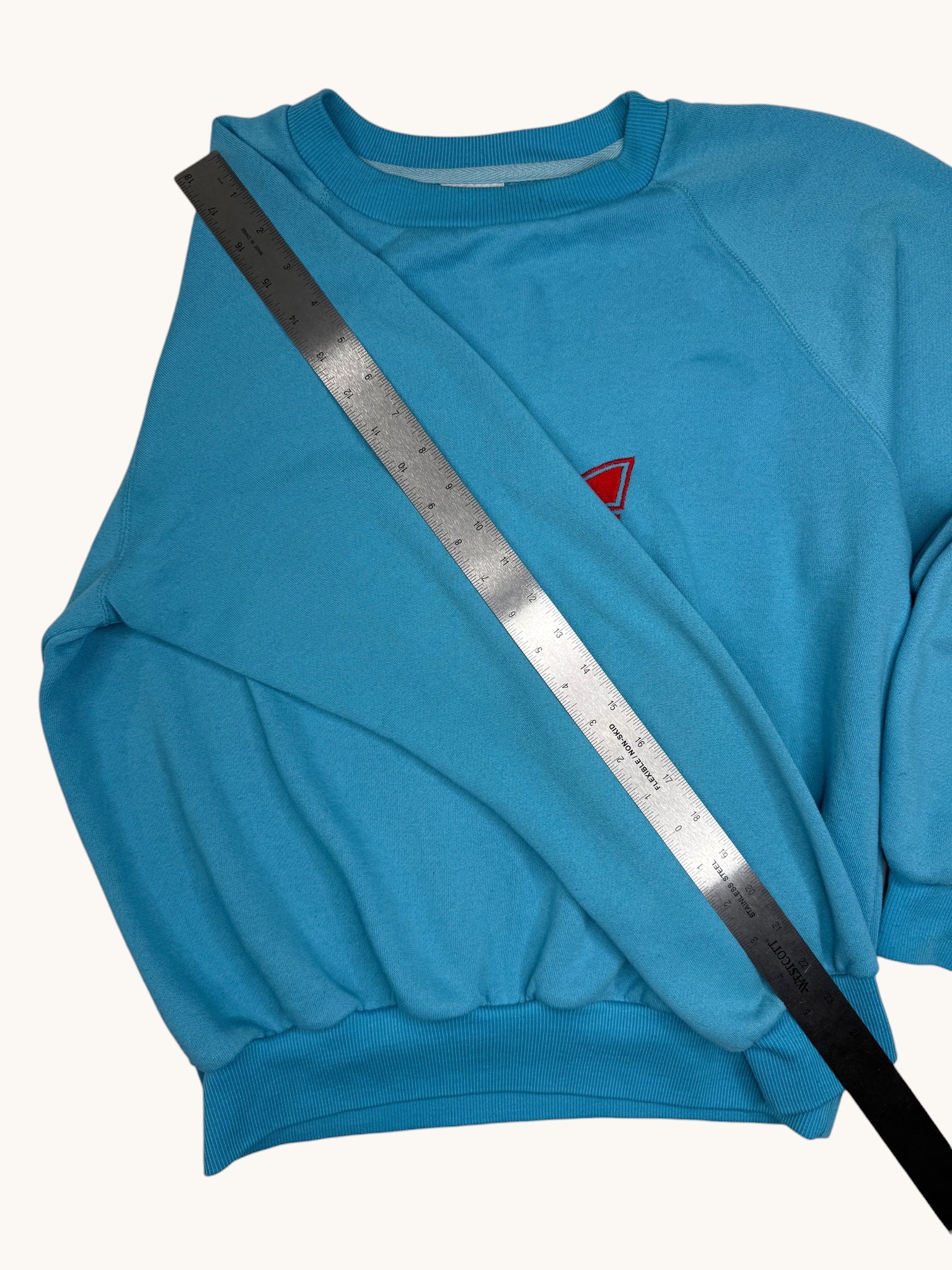 90s Adidas Blue Crewneck Sweater - M/L