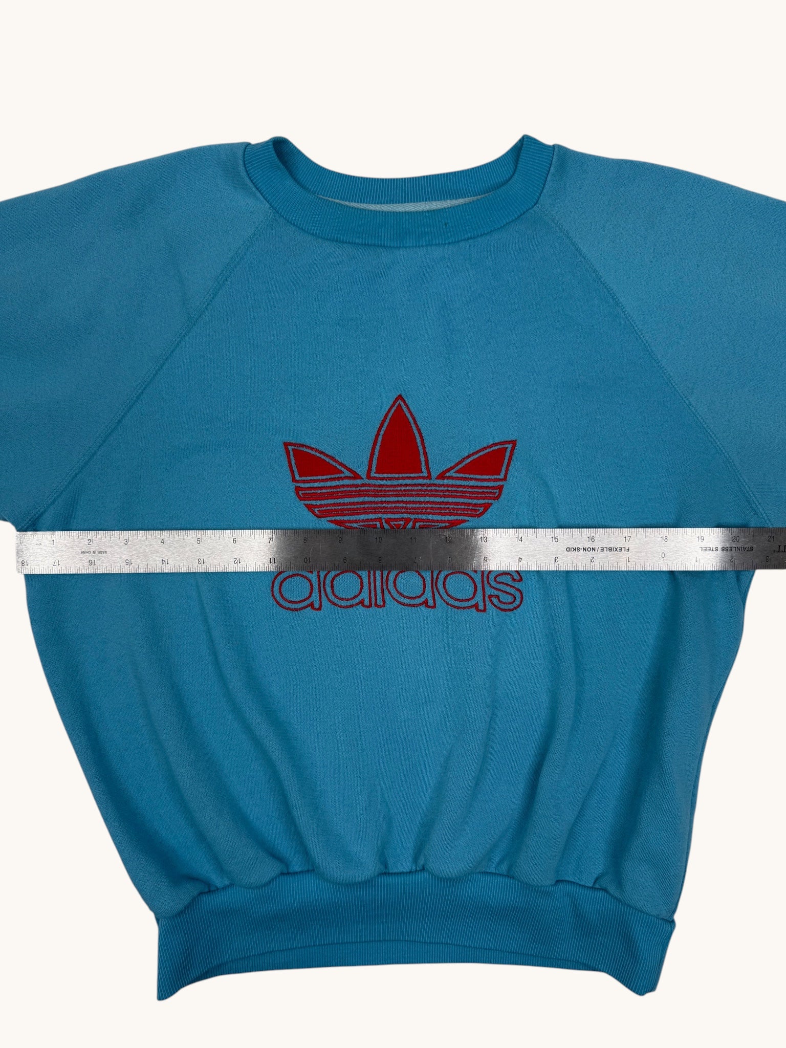 90s Adidas Blue Crewneck Sweater - M/L