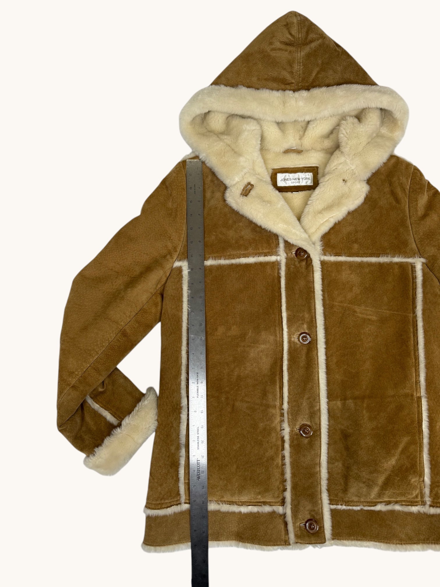 00s Jones New York Brown Suede Jacket - S
