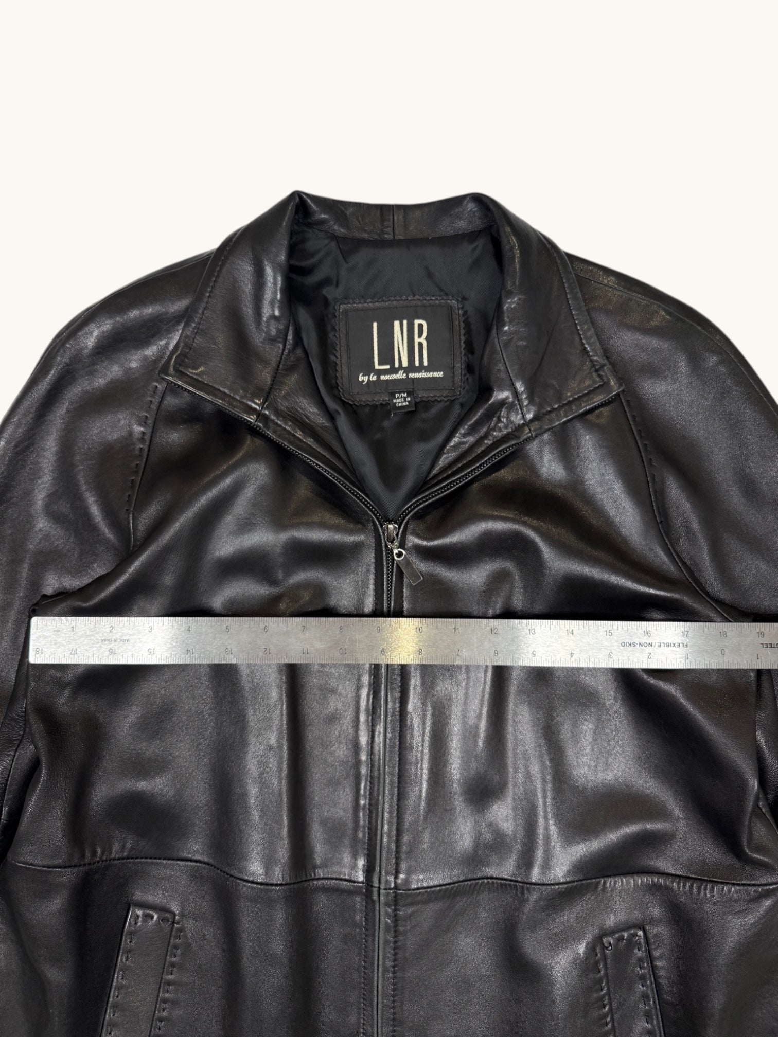90s LNR Black Leather Jacket - M – Rose Daddy Vintage