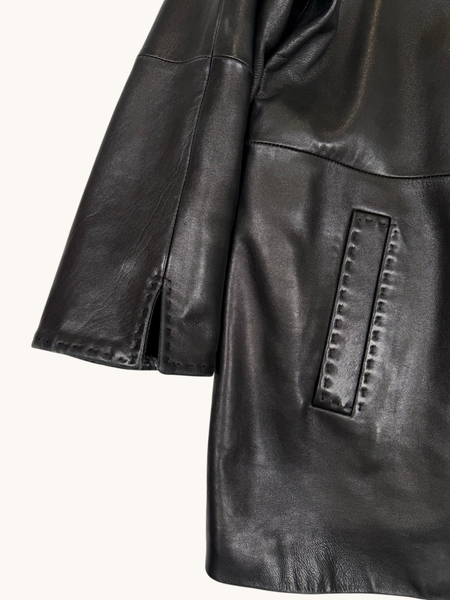 90s LNR Black Leather Jacket - M – Rose Daddy Vintage