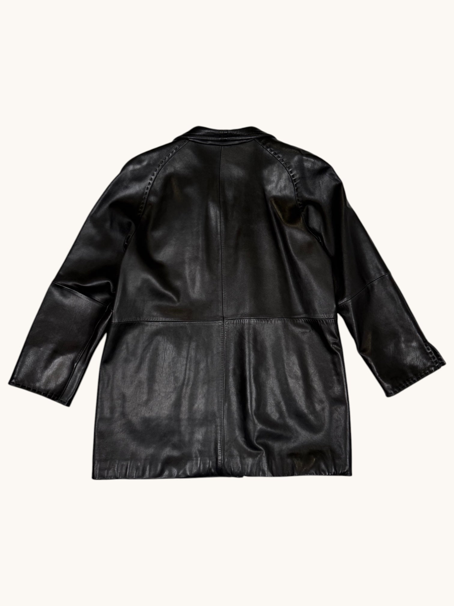 90s LNR Black Leather Jacket - M – Rose Daddy Vintage