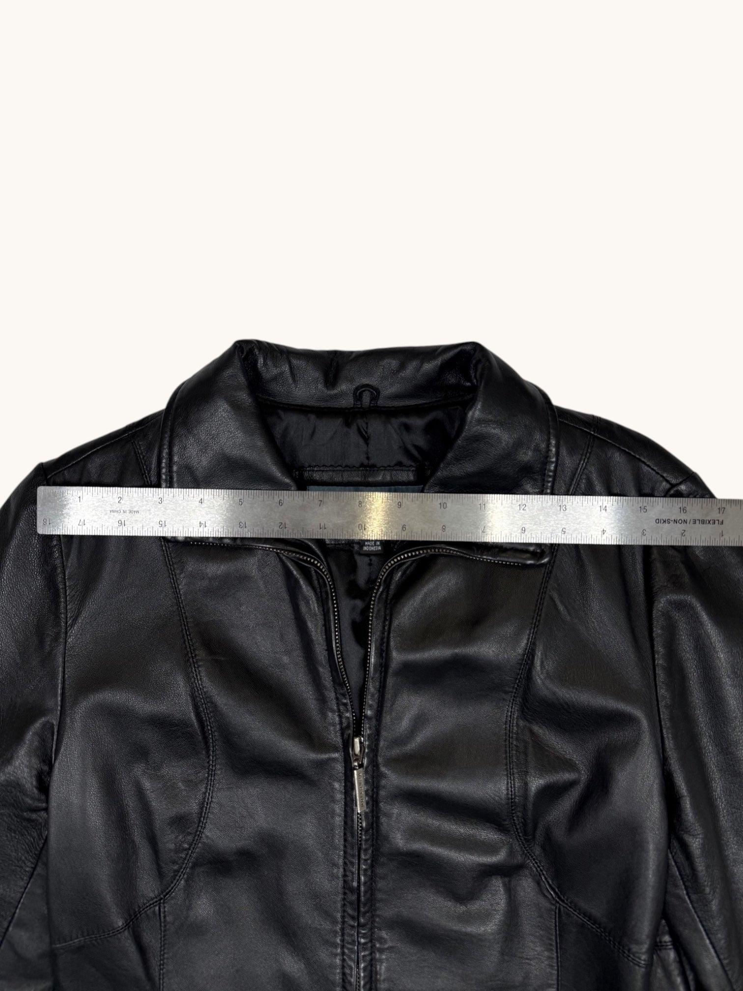 00s Reaction Kenneth Cole Black Leather Jacket - M – Rose Daddy