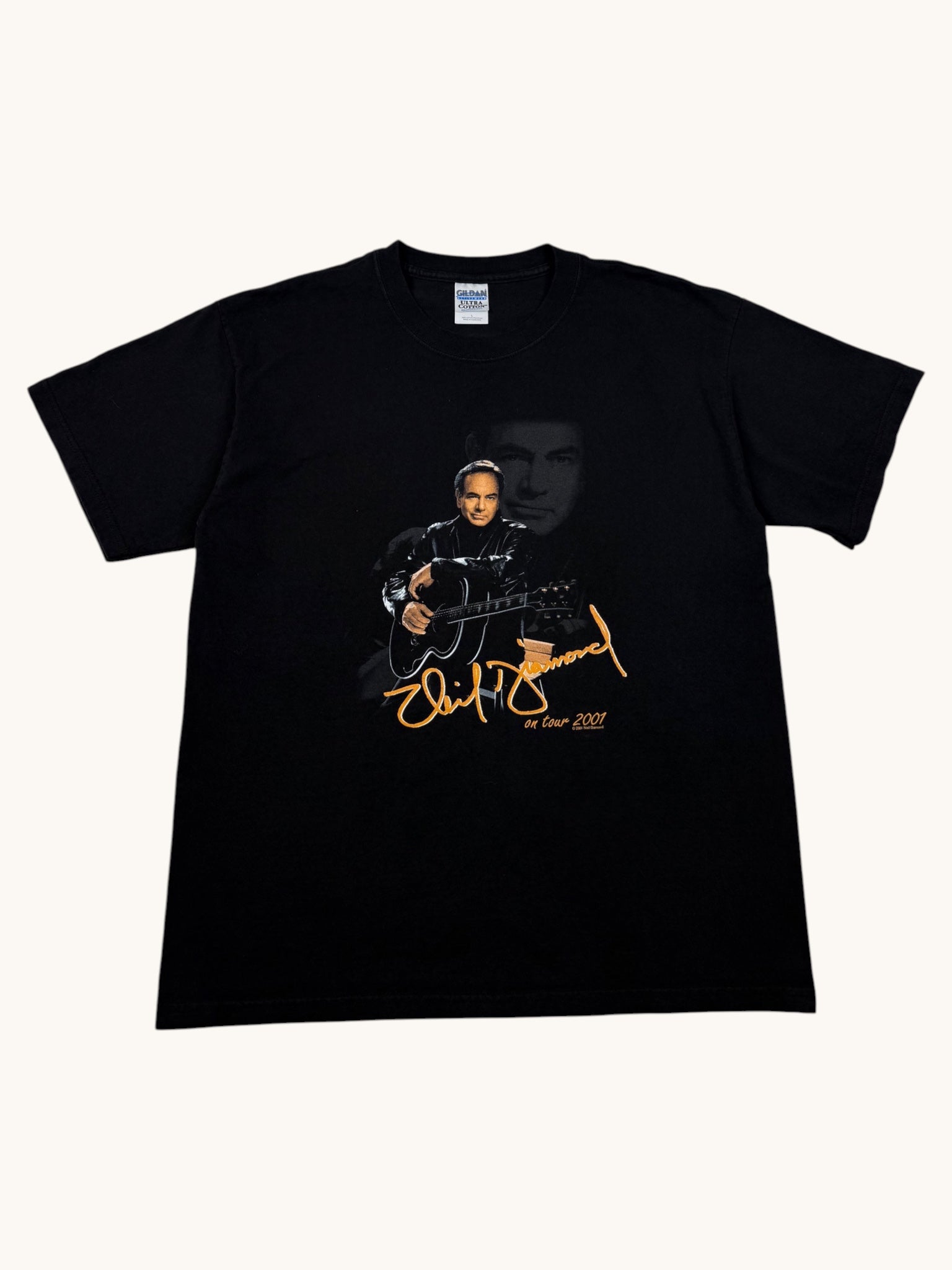 00s Gildan Black Neil Diamond Tour Tee - L