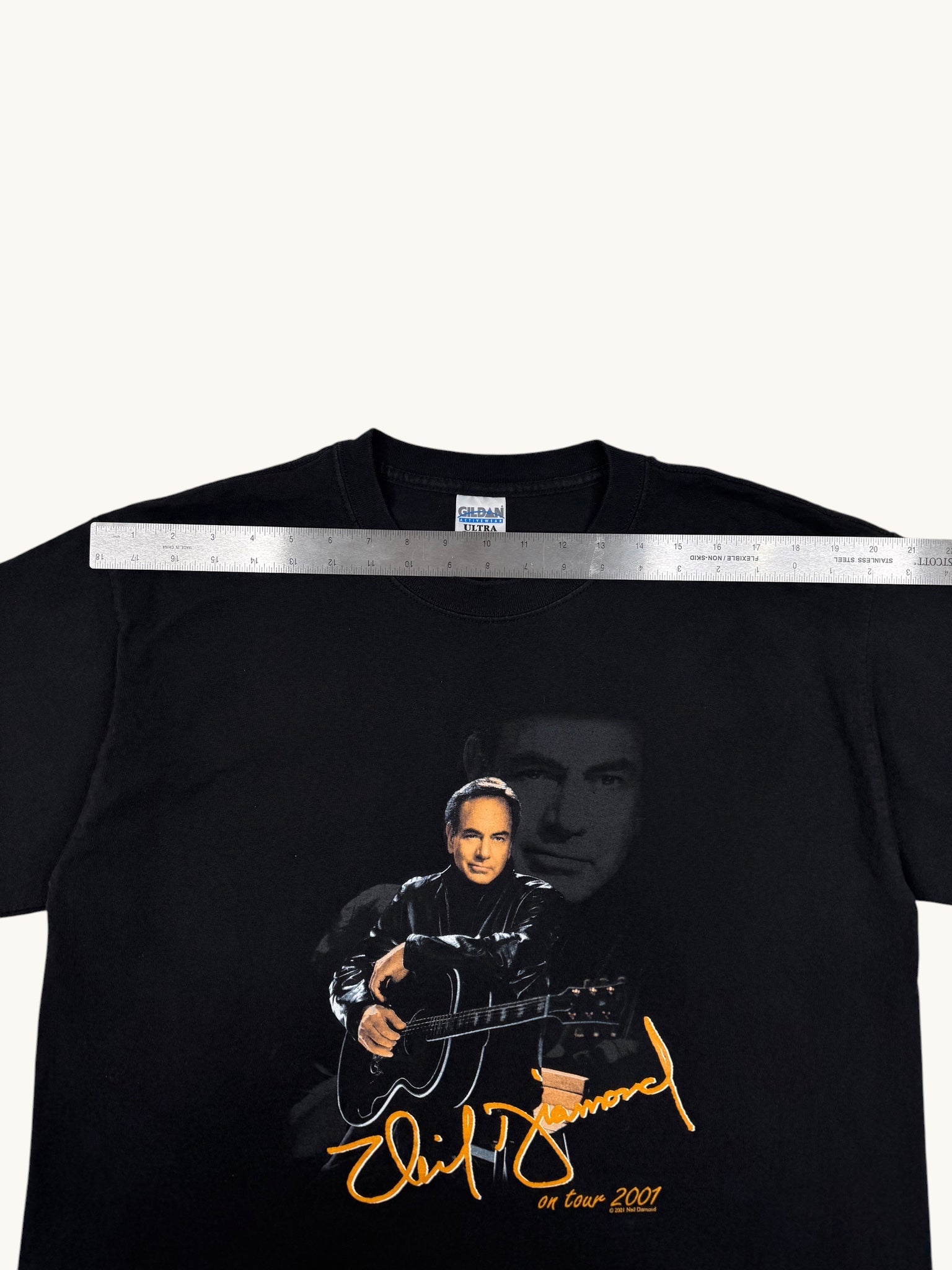 00s Gildan Black Neil Diamond Tour Tee - L
