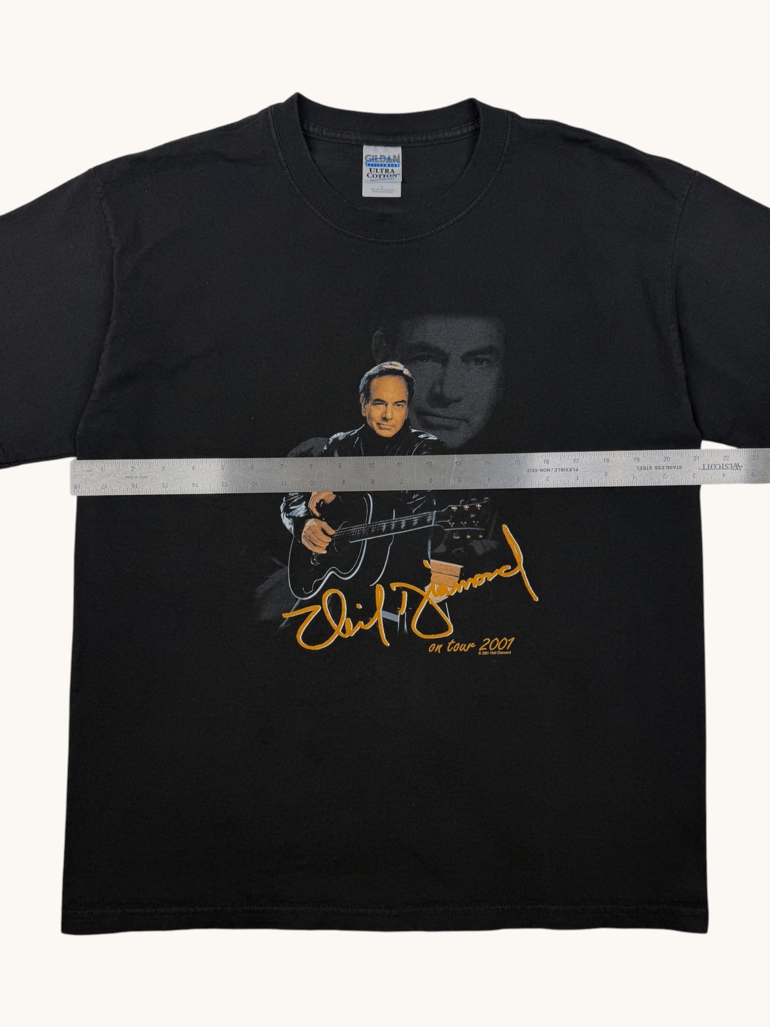 00s Gildan Black Neil Diamond Tour Tee - L