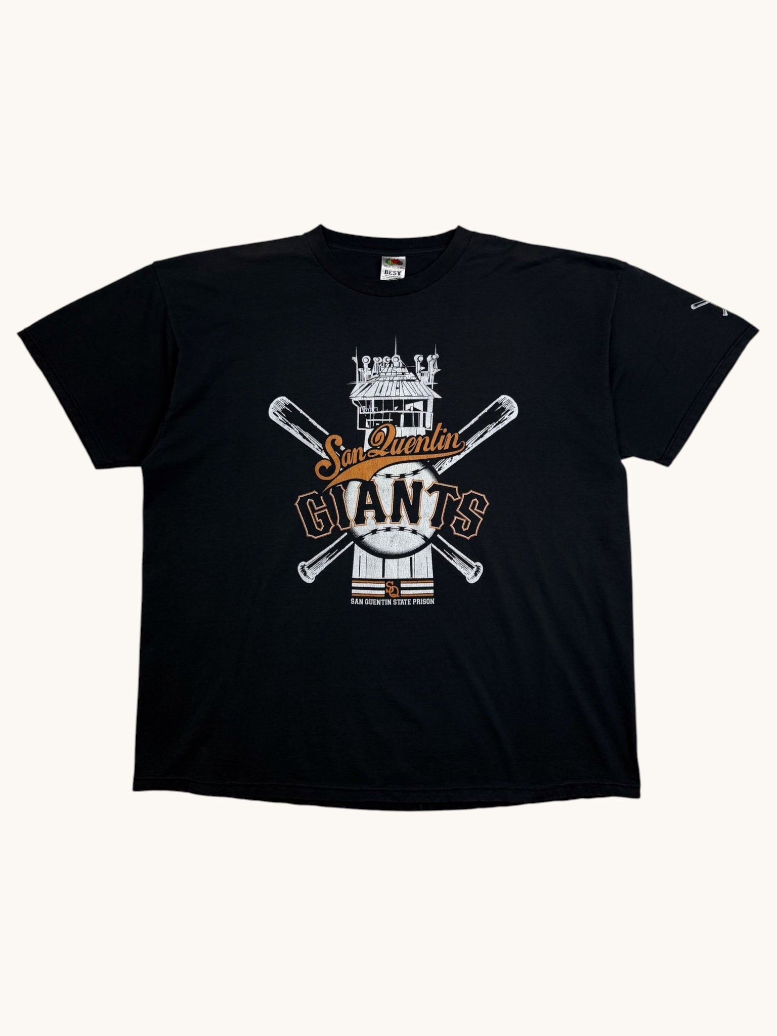 90s Fruit of the Loom San Quentin Giants Tee - 2XL