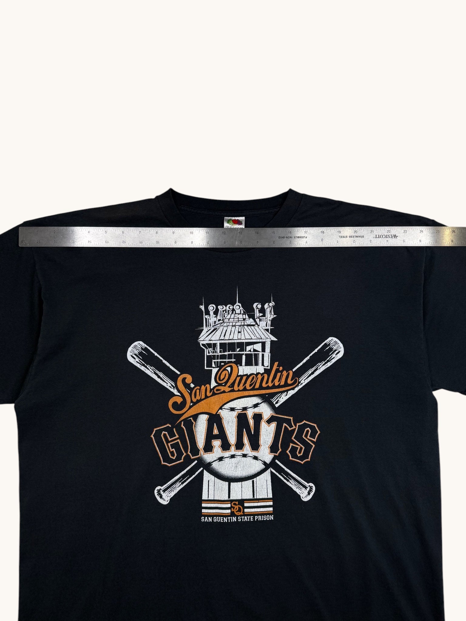 90s Fruit of the Loom San Quentin Giants Tee - 2XL