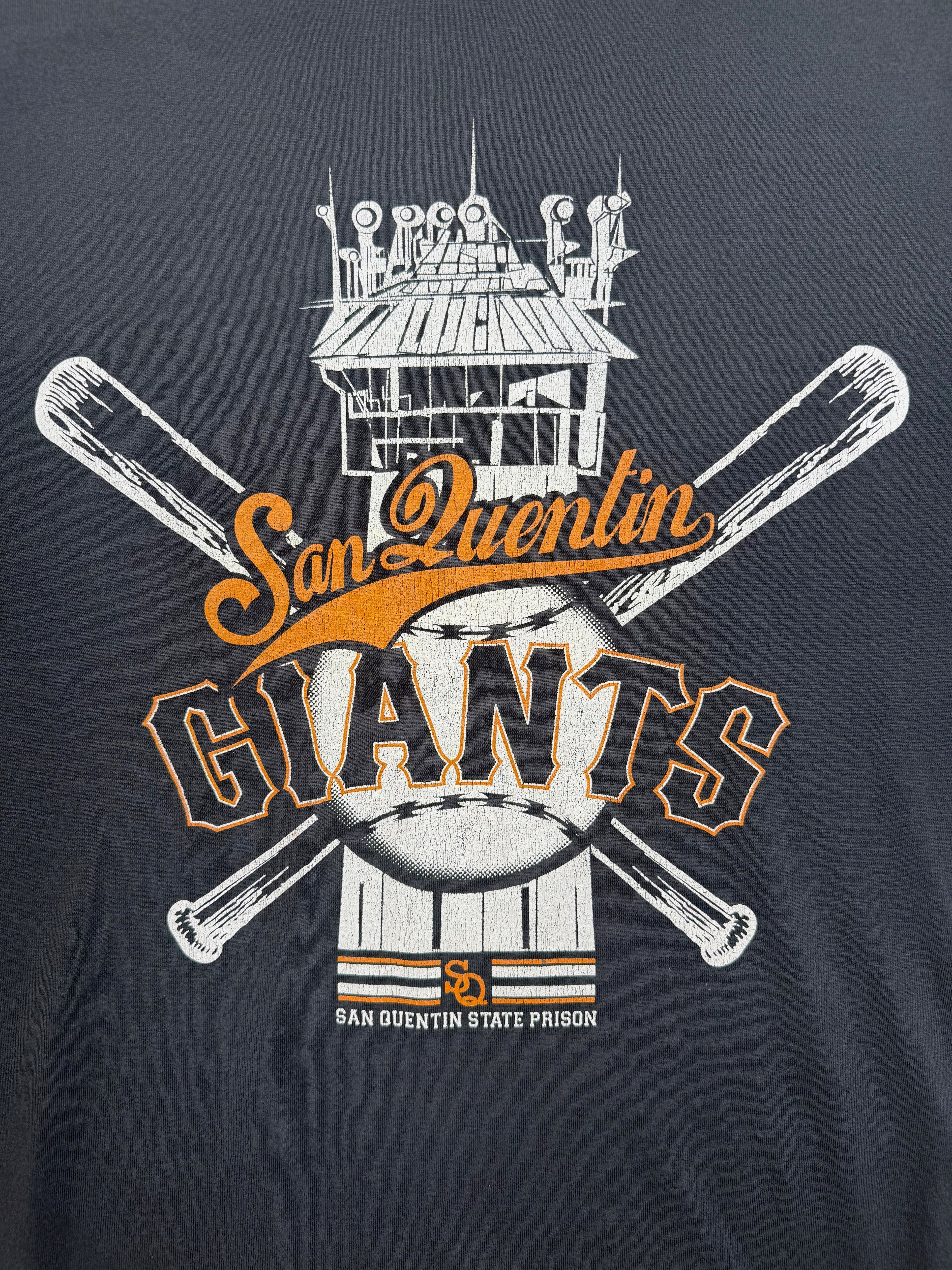 90s Fruit of the Loom San Quentin Giants Tee - 2XL