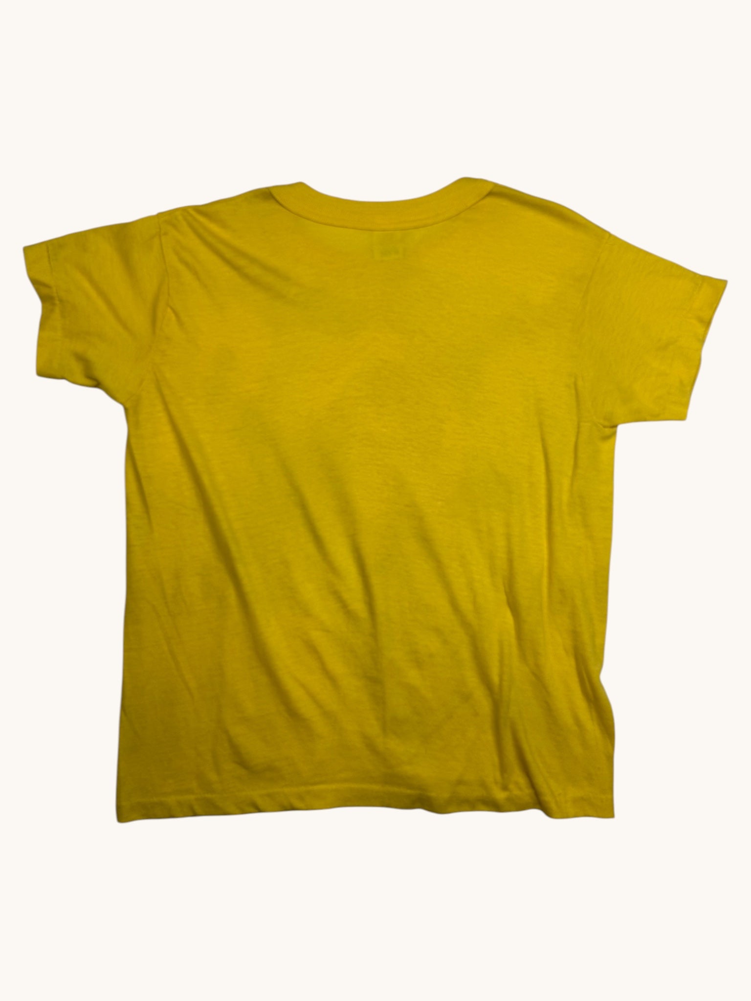 70s Sun Spec Yellow Wonder Woman Graphic Tee - L
