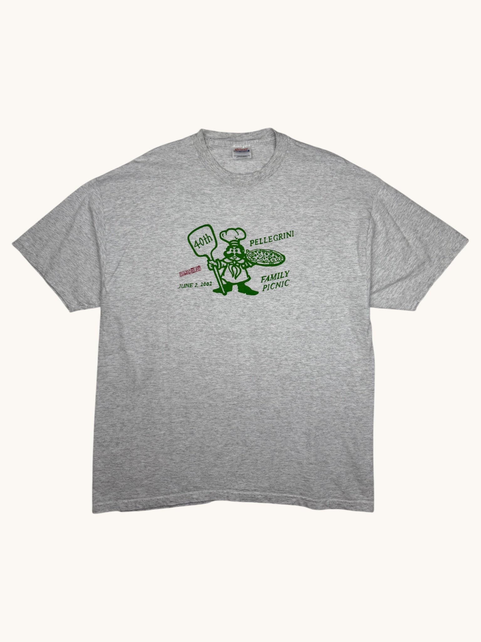 00s Hanes Gray Reunion Tee - XL
