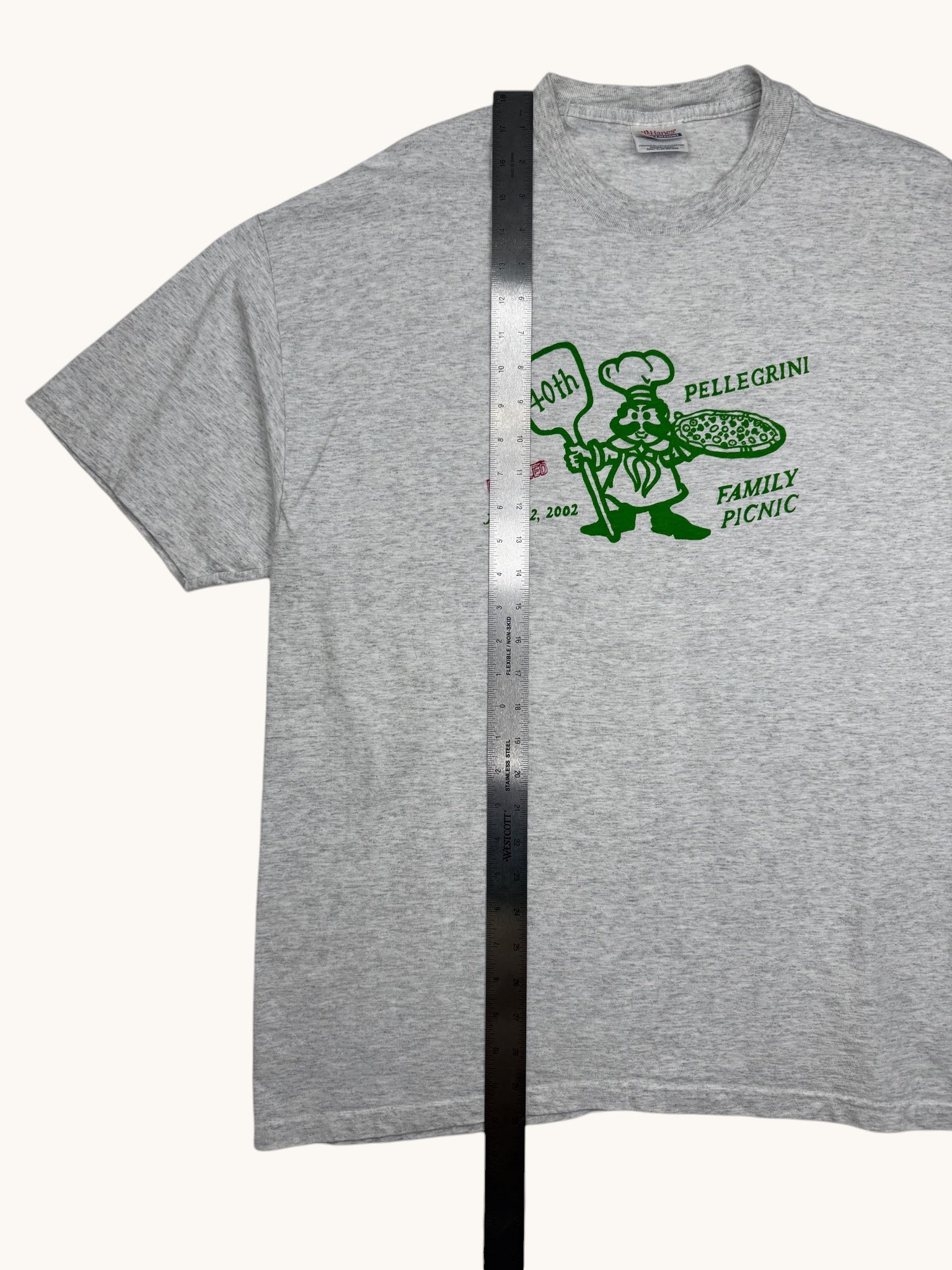 00s Hanes Gray Reunion Tee - XL