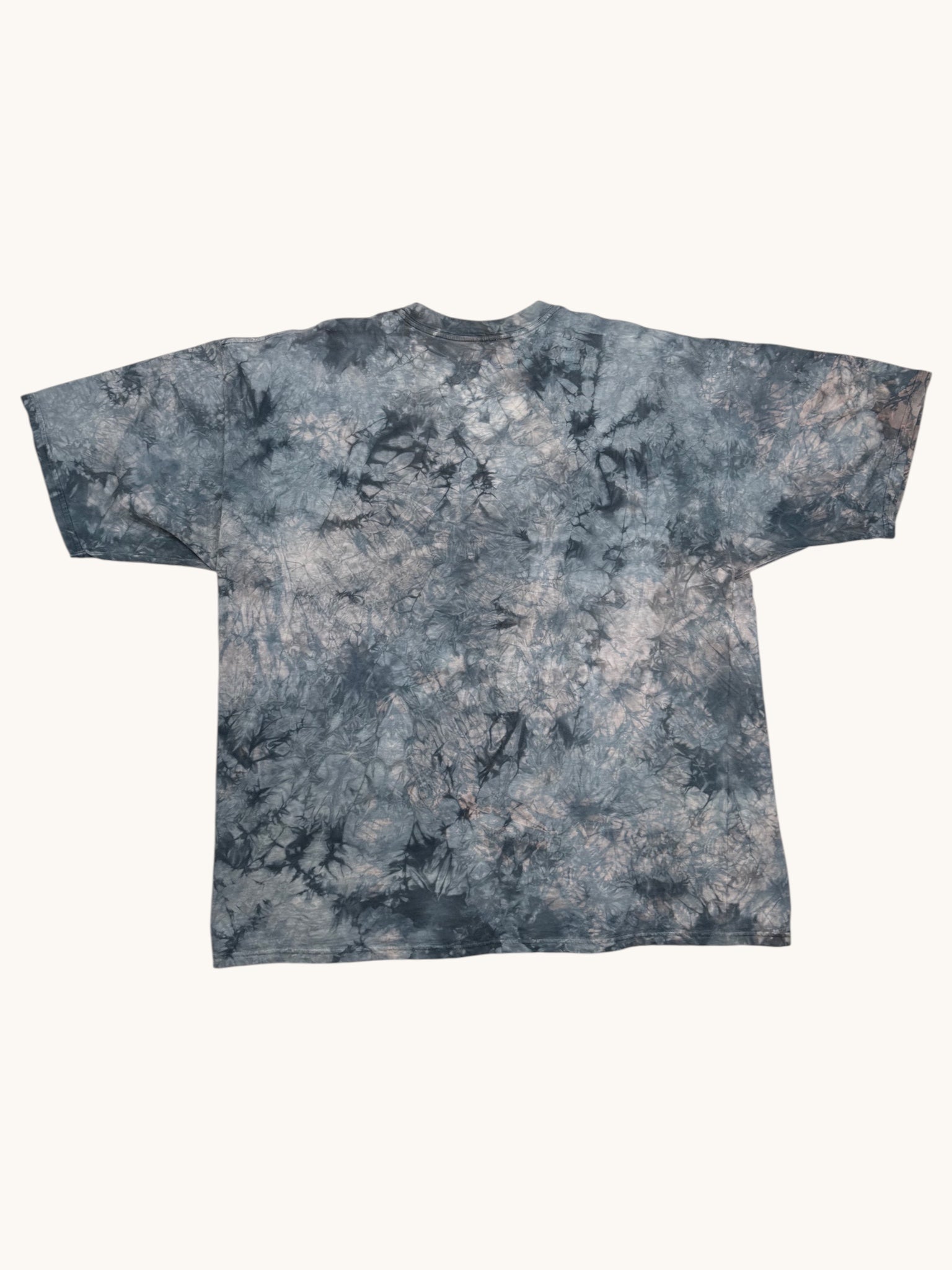 90s Polar Graphics Blue Tie-Dye Tee - 2XL