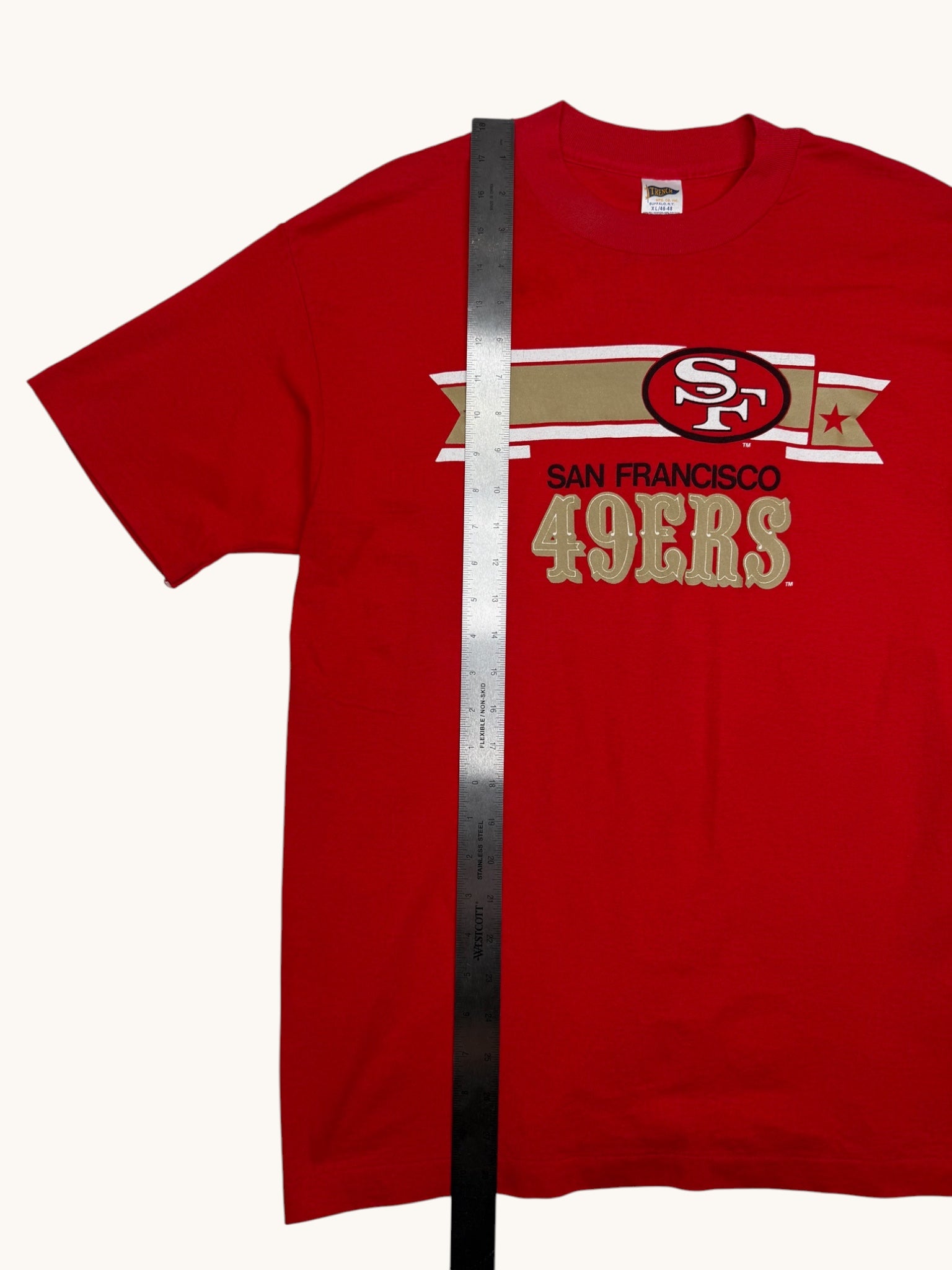 90s Trench San Francisco 49ers Tee - XL