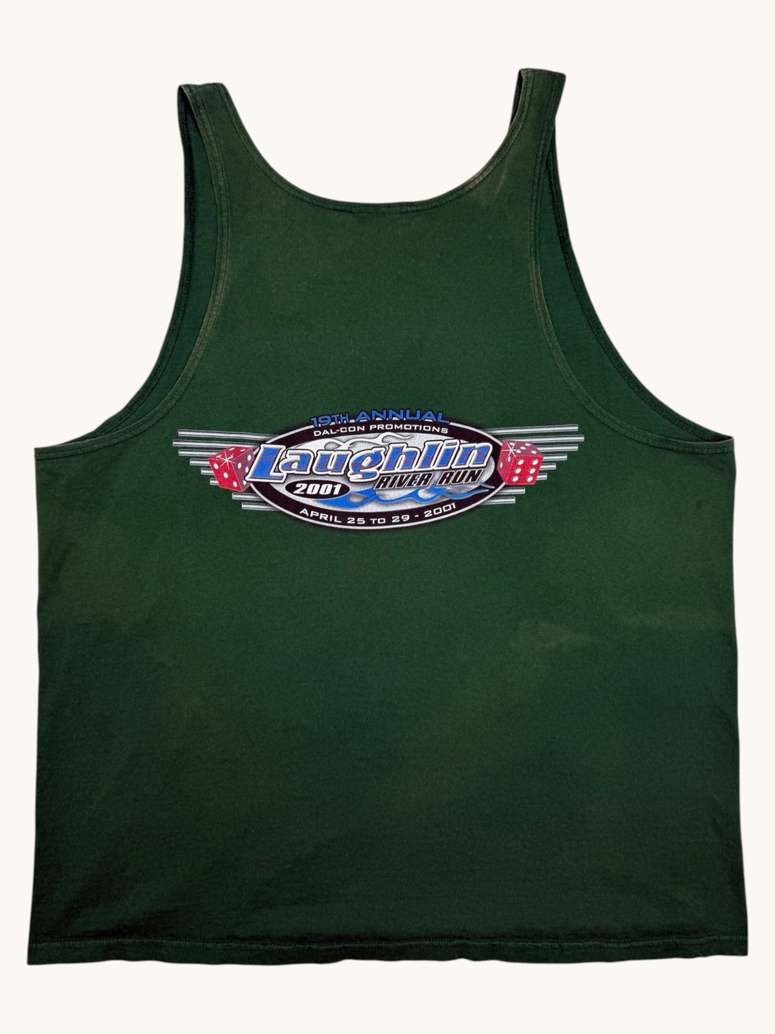 90s Green Laughlin River Run Tank