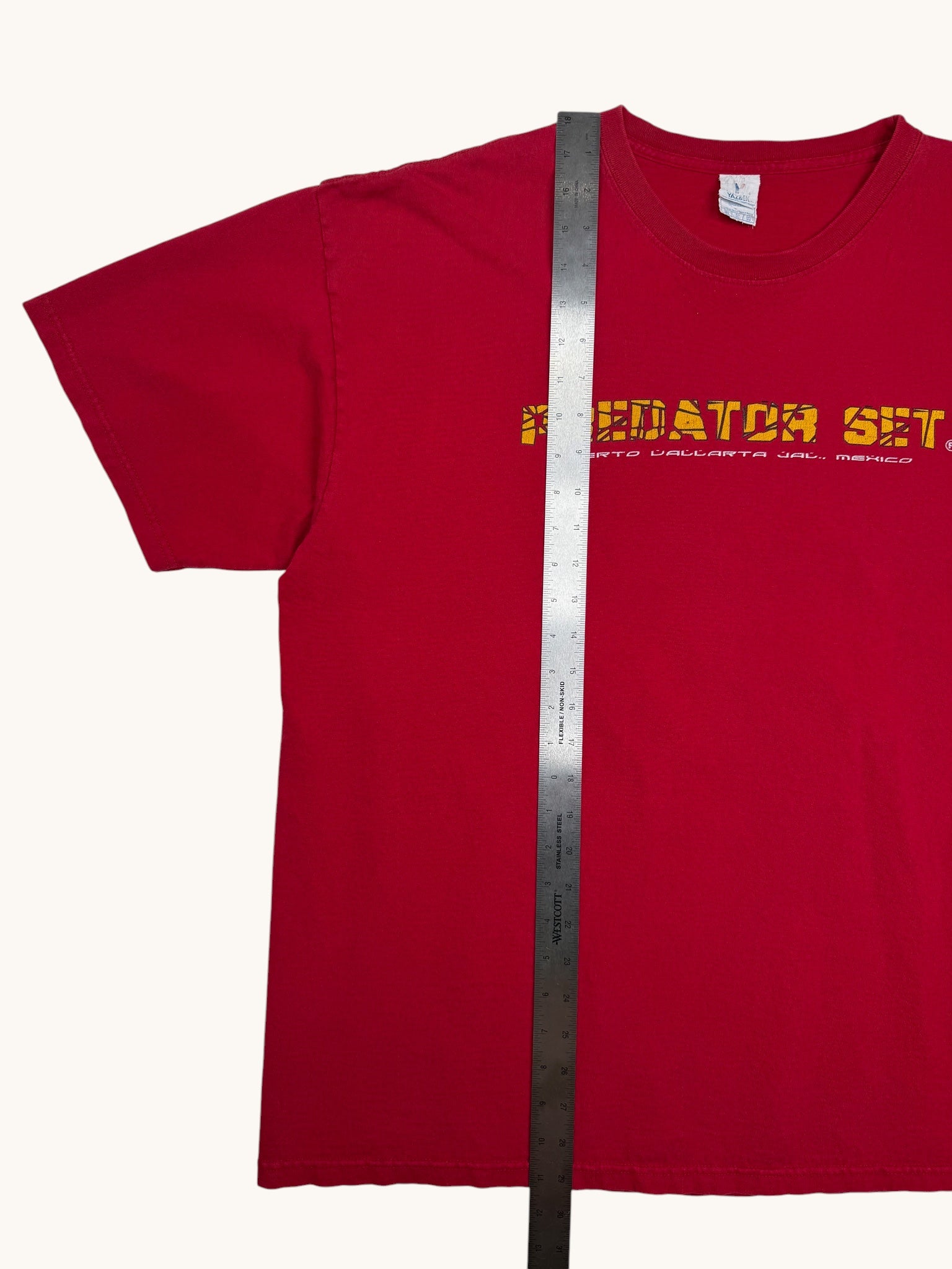 90s Yazbek Red Predator Tee - 2XL