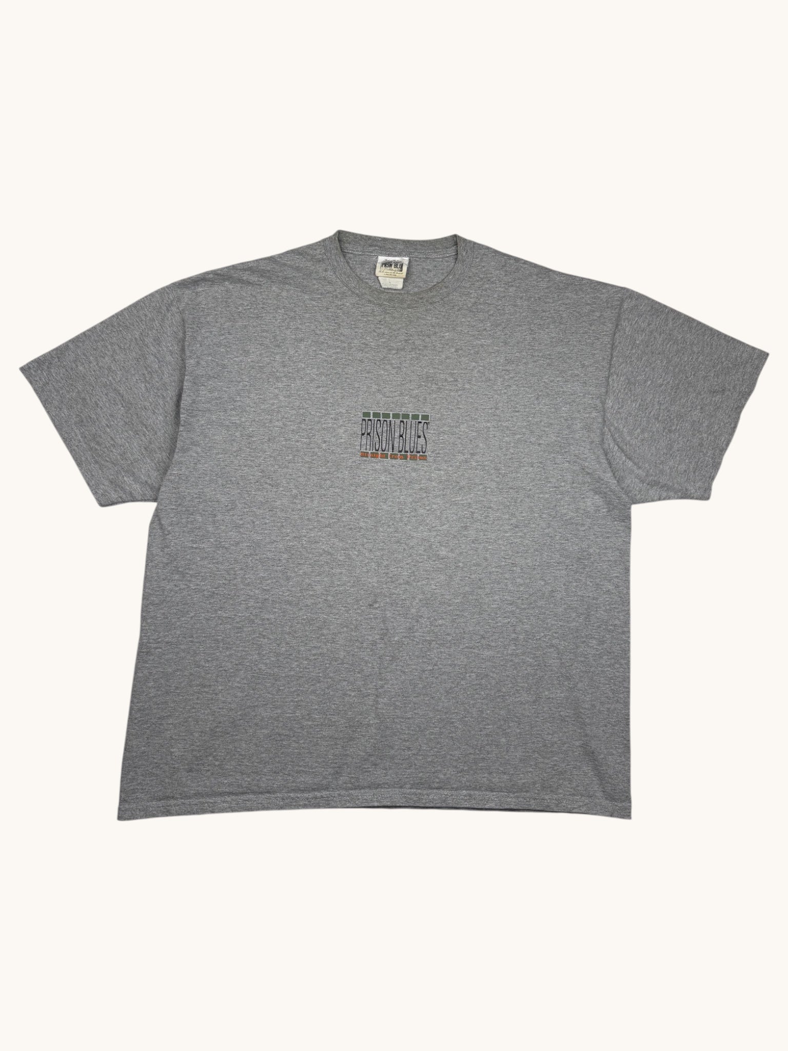 90s Prison Blues Gray Tee - XL