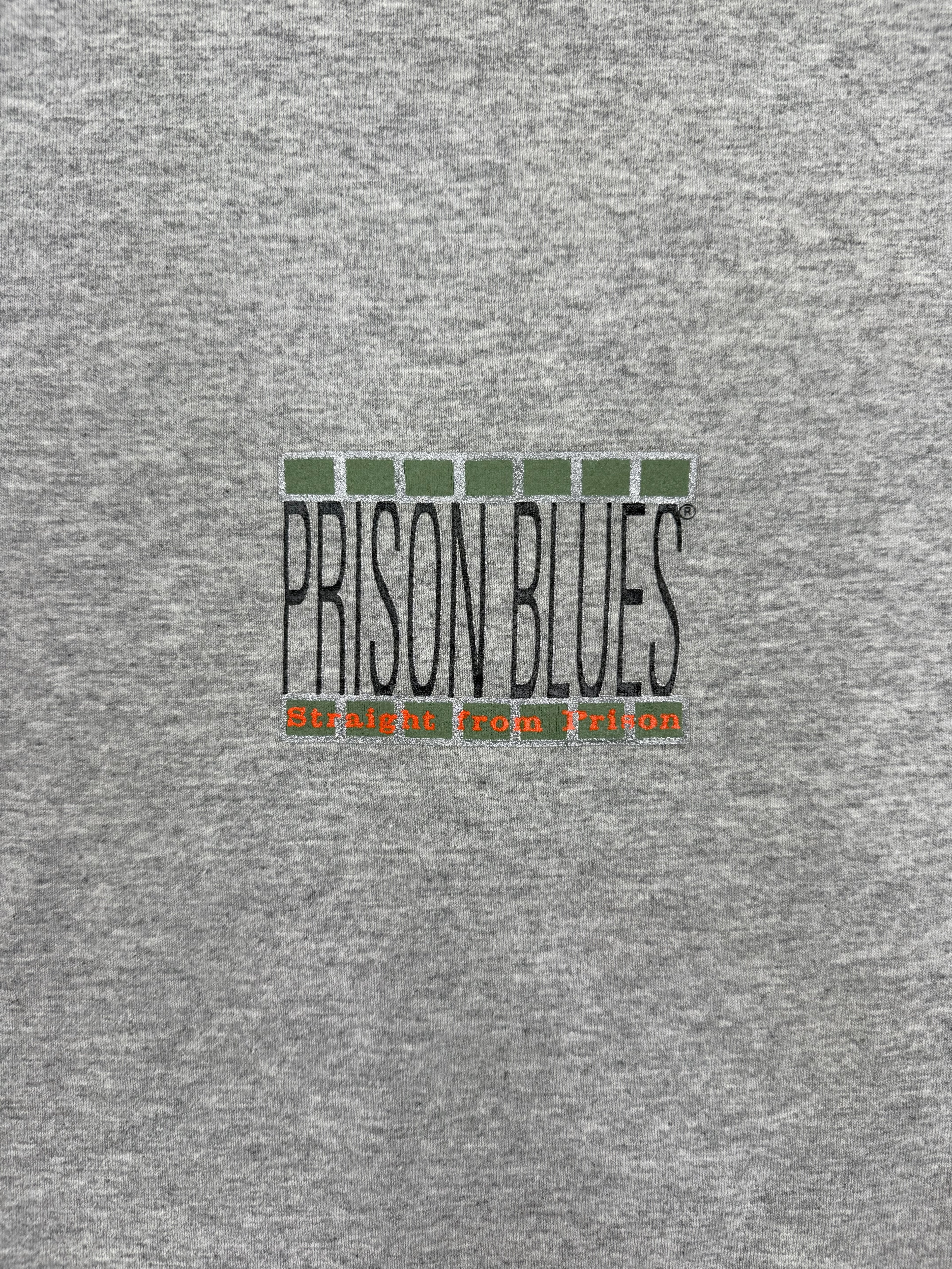 90s Prison Blues Gray Tee - XL