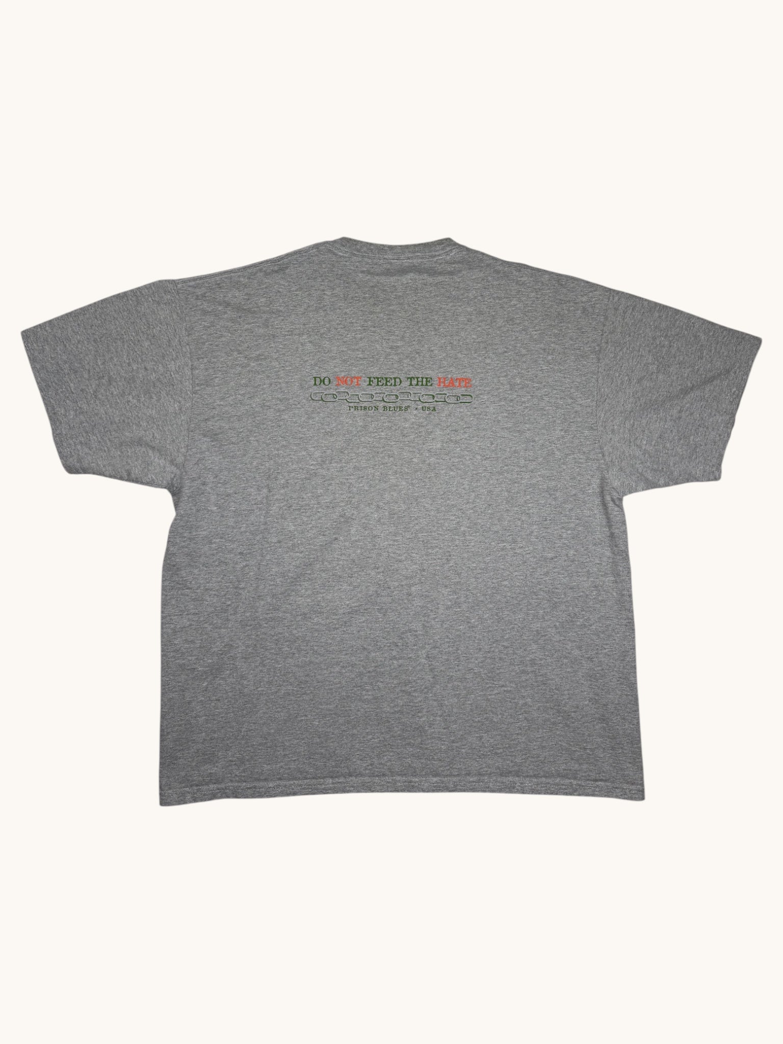 90s Prison Blues Gray Tee - XL